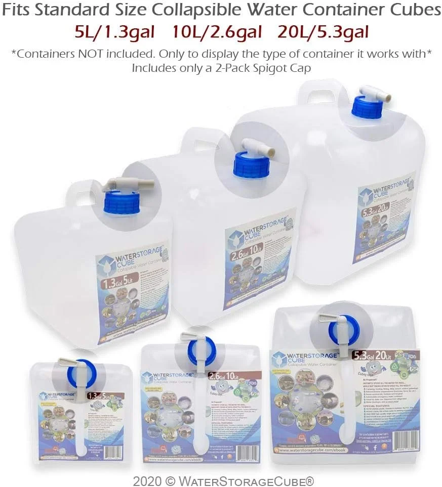 درب شیر آب یدکی WaterStorageCube بسته 2 عددی، مناسب برای مخزن آب تاشو، مناسب برای مخزن های تمام برندها با درب شیر آبی مشابه، 5، 10 و 20 لیتری درب شیر آب یدکی WaterStorageCube بسته 2 عددی، مناسب برای مخزن آب تاشو، مناسب برای مخزن های تمام برندها با درب شیر آبی مشابه، 5، 10 و 20 لیتری