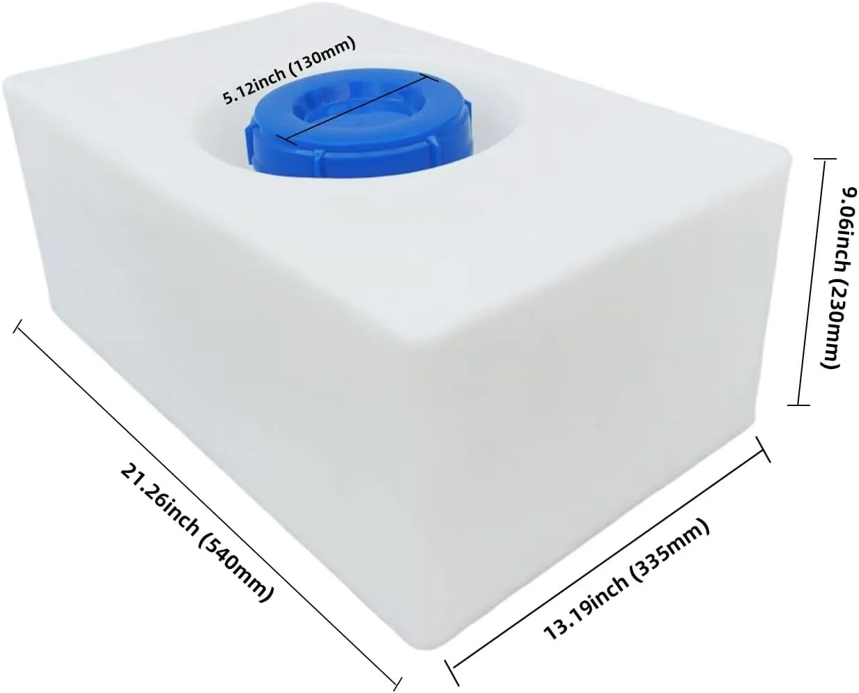 مخزن آب شیرین 35 لیتری TORVA، مخزن آب RV بدون BPA برای نگهداری آب آشامیدنی، ذخیره سازی قابل حمل آب برای لونا (54x33.5x23 سانتی متر) مخزن آب شیرین 35 لیتری TORVA، مخزن آب RV بدون BPA برای نگهداری آب آشامیدنی، ذخیره سازی قابل حمل آب برای لونا (54x33.5x23 سانتی متر)