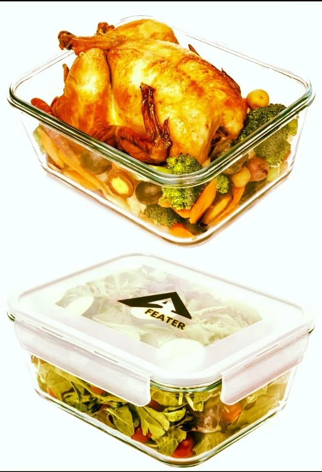 ست ظروف نگهداری غذا 5 عددی Purfex، ظرف غذای شیشه ای 650 میلی لیتری با درب های قفل دار ضد نشت، ظروف شیشه ای هواگیر، بدون BPA، مناسب برای نگهداری در آشپزخانه، مایکروویو، فریزر و ماشین ظرفشویی ست ظروف نگهداری غذا 5 عددی Purfex، ظرف غذای شیشه ای 650 میلی لیتری با درب های قفل دار ضد نشت، ظروف شیشه ای هواگیر، بدون BPA، مناسب برای نگهداری در آشپزخانه، مایکروویو، فریزر و ماشین ظرفشویی