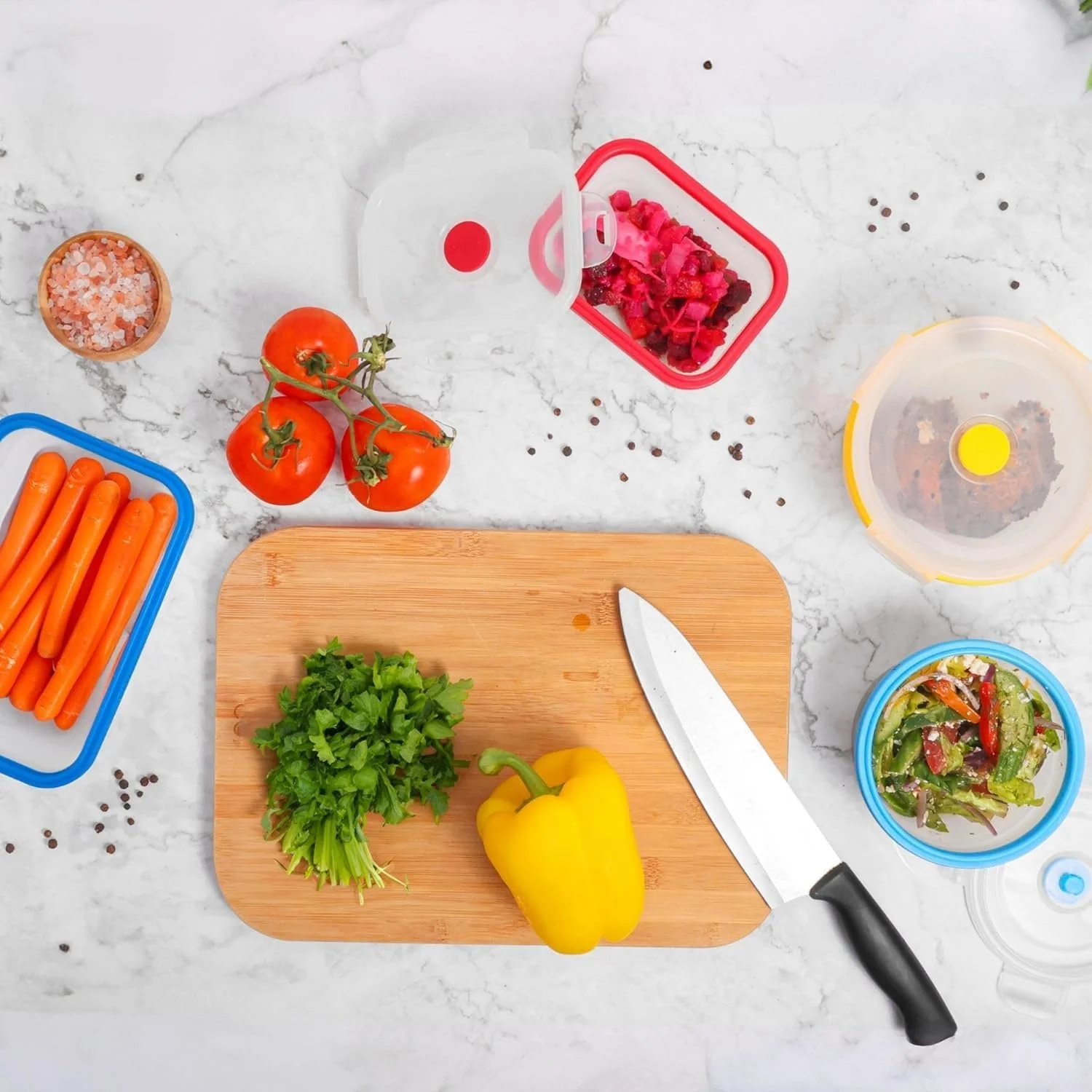 ست 4 عددی ظروف نگهداری غذای سیلیکونی تاشو 800 میلی لیتری Azonee، جعبه ناهار بدون BPA و ضد نشت برای آماده سازی غذا، قابل استفاده در مایکروویو و فریزر، طراحی قابل چیدن