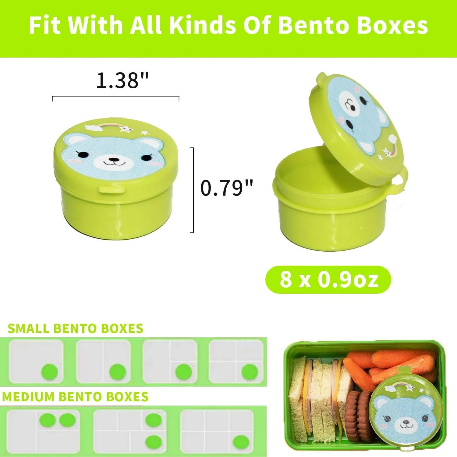 ظرف سس سالاد بیرون بر، ظروف چاشنی کوچک 27 میلی لیتری با درب، فنجان های سس کوچک برای جعبه ناهار، ظروف سس بنتو ضد نشت قابل استفاده مجدد برای لوازم جانبی ناهار بچه ها، طرح حیوانات، 8 عدد ظرف سس سالاد بیرون بر، ظروف چاشنی کوچک 27 میلی لیتری با درب، فنجان های سس کوچک برای جعبه ناهار، ظروف سس بنتو ضد نشت قابل استفاده مجدد برای لوازم جانبی ناهار بچه ها، طرح حیوانات، 8 عدد