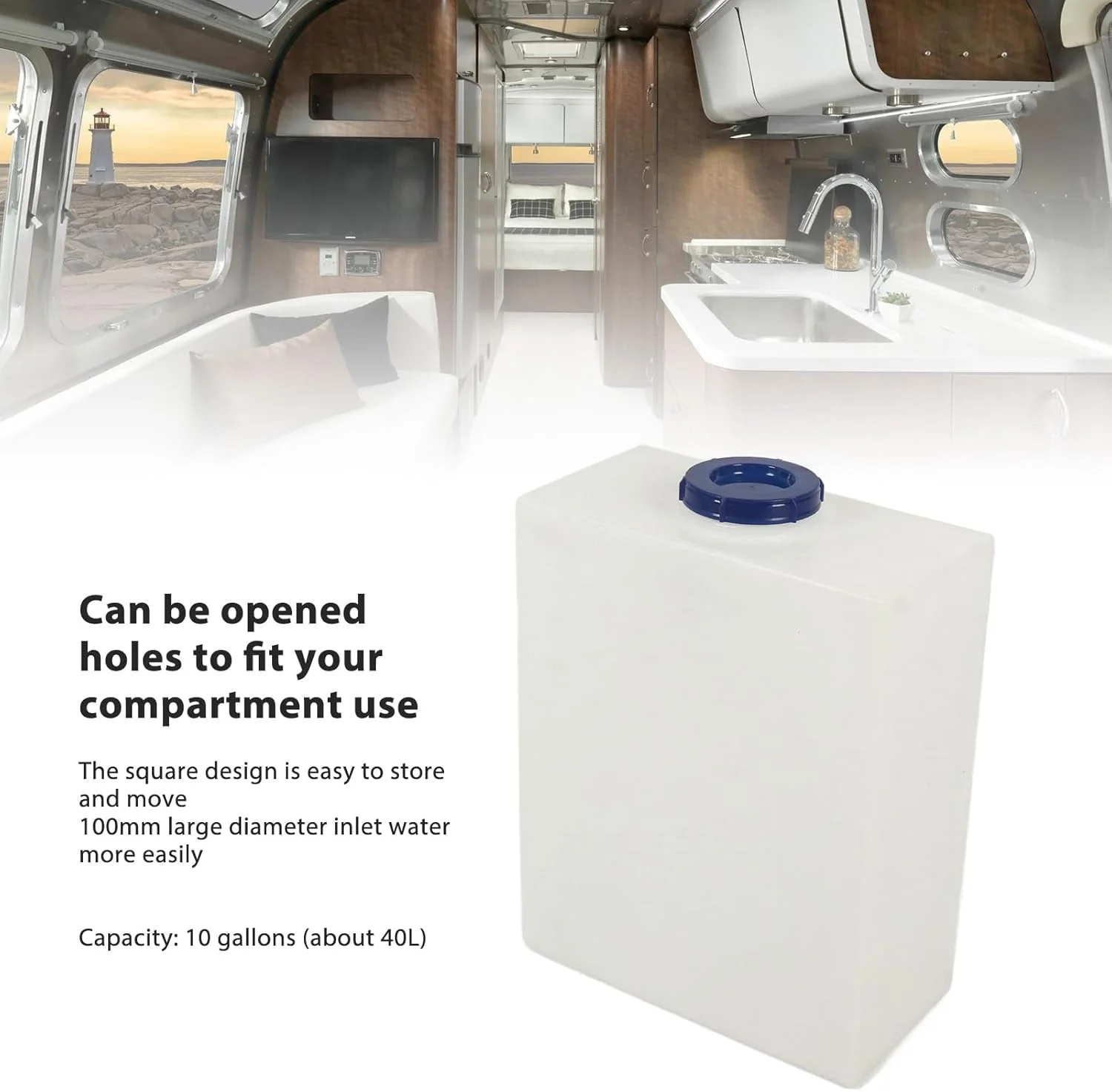 مخزن آب RV اوریلت، 10 گالن مخزن ذخیره آب شیرین RV جایگزین برای تریلر قایق تفریحی، جعبه ذخیره و حمل و نقل آب شیرین 19.7 X 15.7 X 8 اینچی برای نوشیدن در کمپینگ مخزن آب RV اوریلت، 10 گالن مخزن ذخیره آب شیرین RV جایگزین برای تریلر قایق تفریحی، جعبه ذخیره و حمل و نقل آب شیرین 19.7 X 15.7 X 8 اینچی برای نوشیدن در کمپینگ