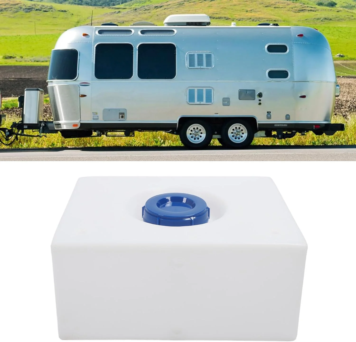 مخزن آب شیرین RV Oreilet، 60 لیتری پلاستیکی با گرید غذایی، ضد نشت، مخزن ذخیره آب آشامیدنی برای تریلر RV، قایق، موتورخانه مخزن آب شیرین RV Oreilet، 60 لیتری پلاستیکی با گرید غذایی، ضد نشت، مخزن ذخیره آب آشامیدنی برای تریلر RV، قایق، موتورخانه