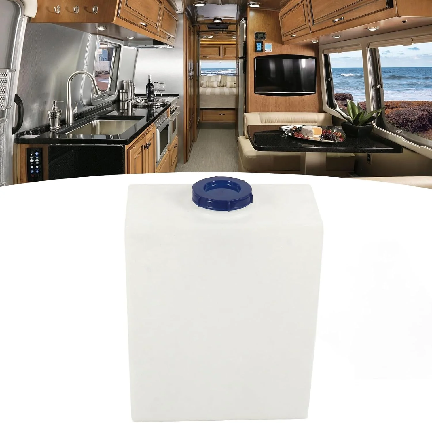 مخزن آب RV اوریلت، 10 گالن مخزن ذخیره آب شیرین RV جایگزین برای تریلر قایق تفریحی، جعبه ذخیره و حمل و نقل آب شیرین 19.7 X 15.7 X 8 اینچی برای نوشیدن در کمپینگ مخزن آب RV اوریلت، 10 گالن مخزن ذخیره آب شیرین RV جایگزین برای تریلر قایق تفریحی، جعبه ذخیره و حمل و نقل آب شیرین 19.7 X 15.7 X 8 اینچی برای نوشیدن در کمپینگ