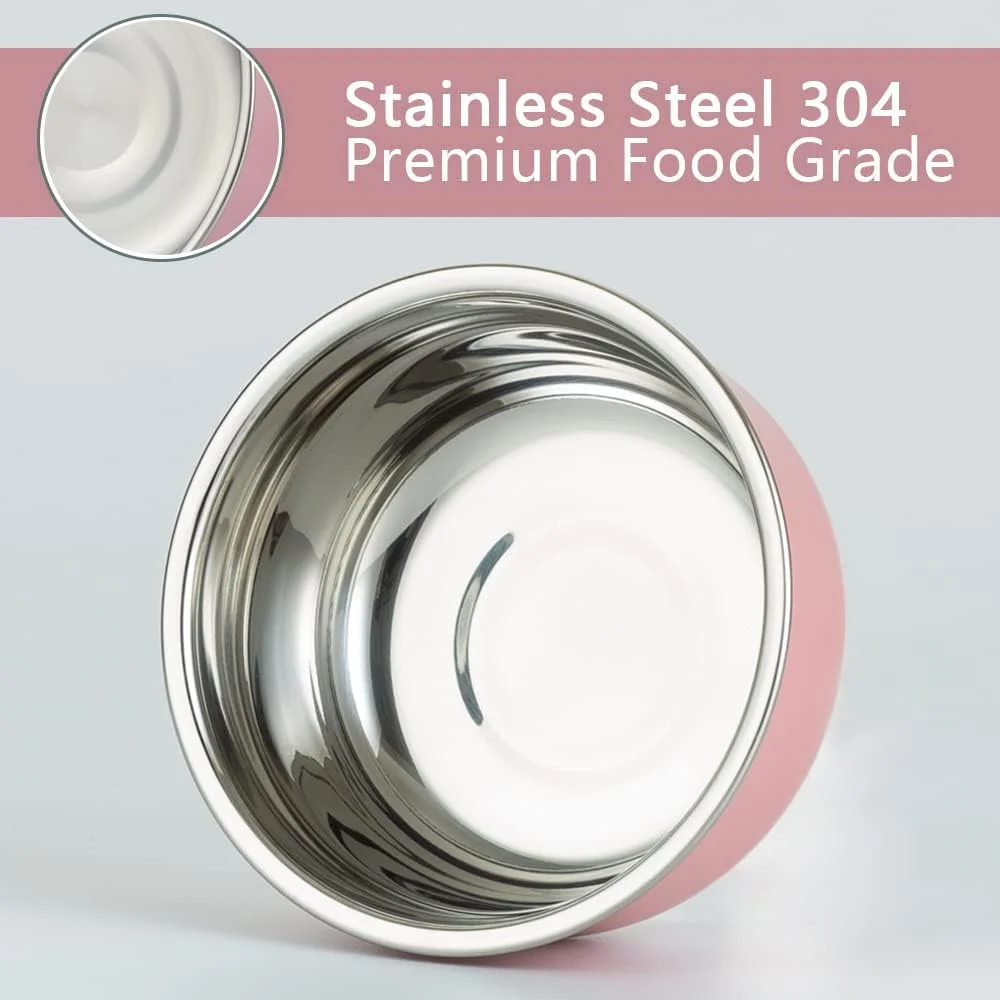 ظروف سس سالاد Azonee برای بیرون بر، ظروف سس 220 میلی لیتری برای چاشنی، ظروف کوچک استیل ضد زنگ چاشنی با درب، فنجان های چاشنی ضد نشت، مجموعه 3 عددی، بدون BPA