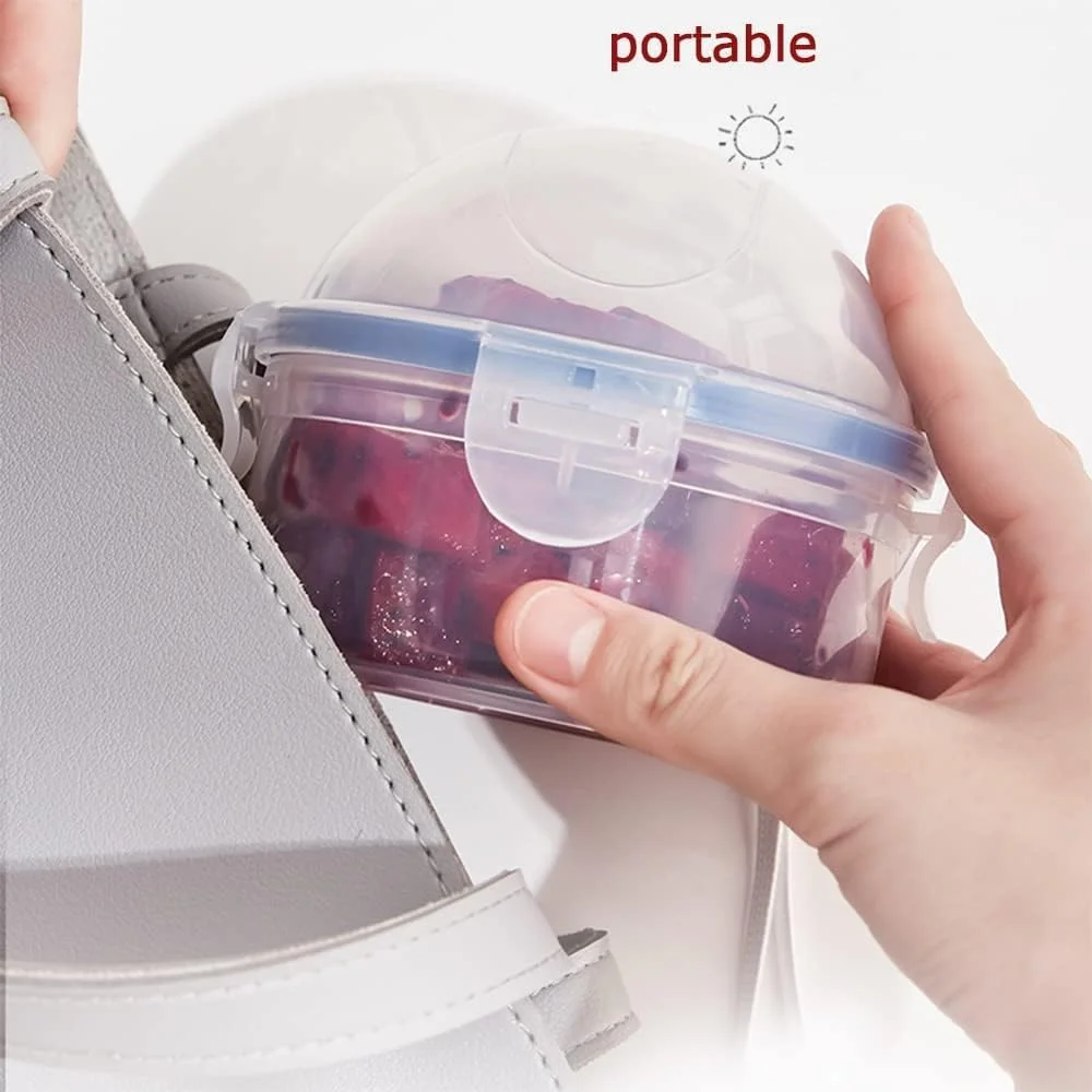 آزون بسته 2 عددی ظرف نگهداری پیاز و گوجه فرنگی، لیمو، سیب، نگهدارنده قابل حمل میوه و سبزیجات، ظرف نگهداری مواد غذایی، نگهدارنده سبزیجات برای یخچال