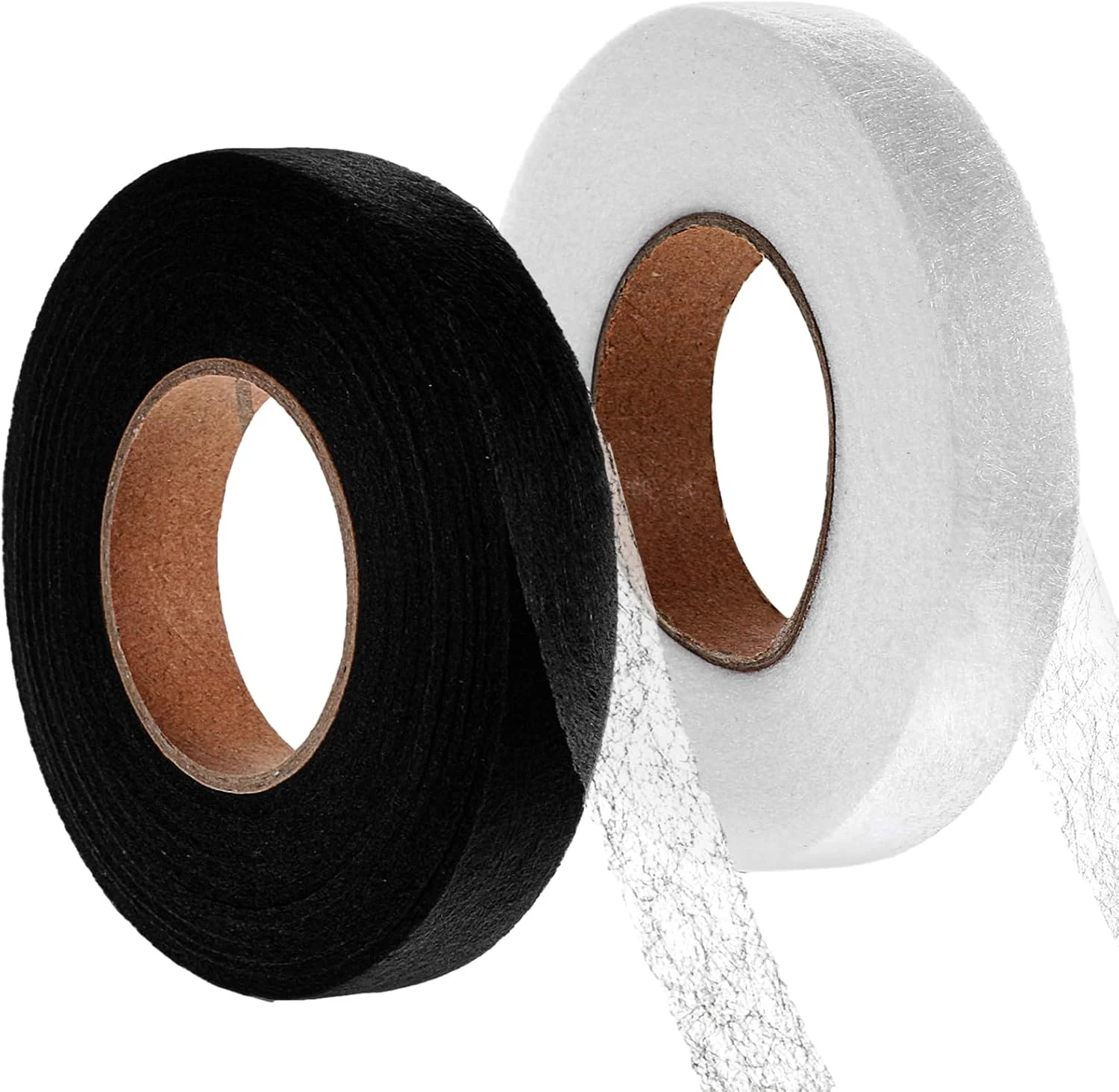 نوار چسب حرارتی بدون دوخت Hpmjz، 2 عدد، عرض 3/4 اینچ، نوار چسب پارچه ای برای لبه دوزی، راه حل بدون دوخت برای شلوار، پروژه های صنایع دستی، لباس، پرده