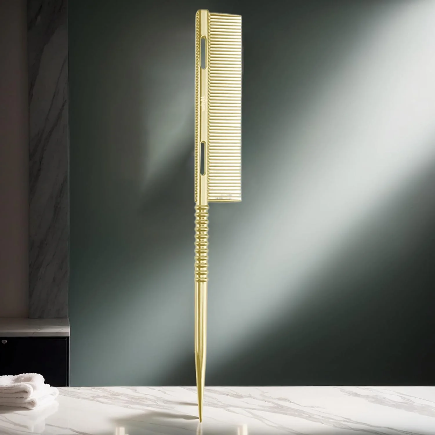 شانه دم موشی برای زنان، برس مو با نوک جداکننده دندانه ریز | شانه پوش دهی ریشه سبک و ارگونومیک، ابزار حالت دهی دقیق برای همسر، دختر، مادر