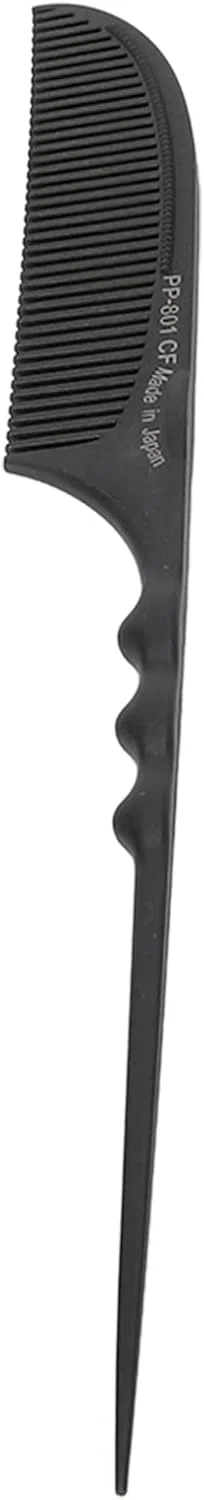 شانه دم باریک Shanrya، ضد لغزش، مقاوم در برابر خوردگی، مقاوم در برابر درجه حرارت بالا، شانه آرایشگری برای انواع مو مشکی (PP-801)