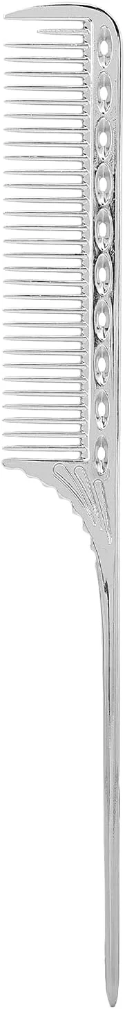 شانه دم موشی، شانه حالت دهنده حرفه ای آرایشگاهی، شانه فلزی آلومینیومی، ابزار حالت دهنده قابل حمل (نقره ای)