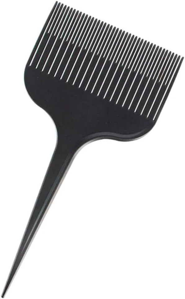 شانه‌های دم موشی برای هایلایت، فویل، رنگ کردن مو، ابزار حالت دهی با دندانه های ظریف و پهن، مناسب برای استفاده خانگی، مشکی، شانه آرایشگری و ابزار مو