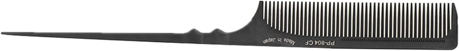 شانه دم موشی پینسوفی، شانه موی مقاوم در برابر حرارت بالا، با دوام و با دسته راحت، مناسب برای انواع مو، مشکی