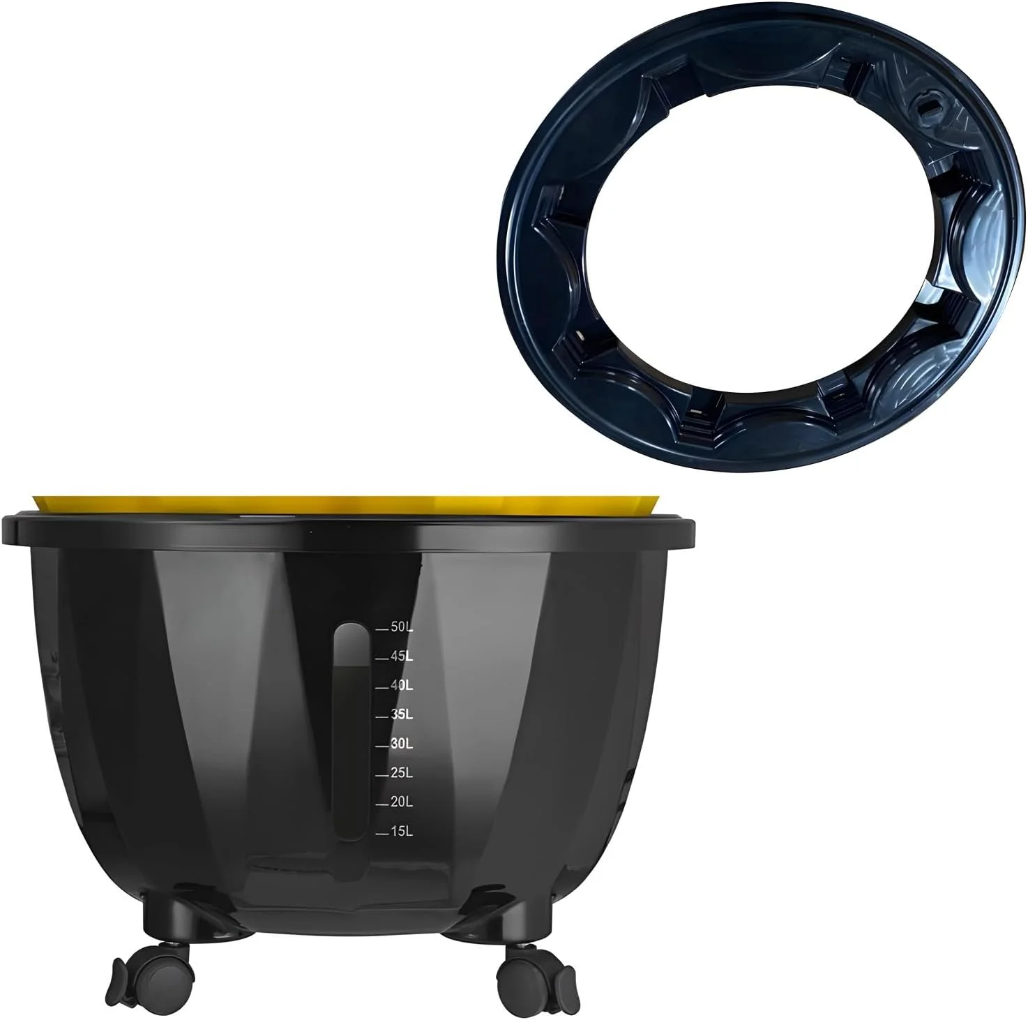 مخزن آب چرخ دار، مخزن آب برج هیدروپونیک عمودی، برای برج هیدروپونیک عمودی 48/64/80/96 گلدانی 65 لیتر / 17 گالن