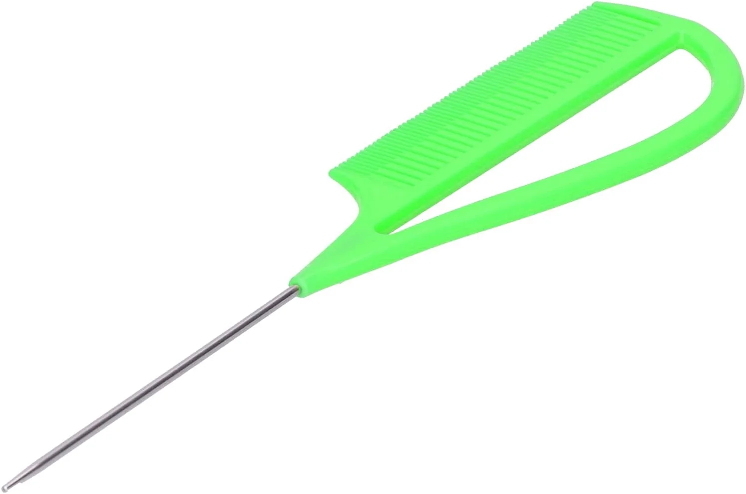 شانه دم باریک Nunafey، شانه های حالت دهنده آرایشگری با دندانه های گرد و ظریف برای استفاده خانگی، سالن های آرایشی و بانوان (سبز)