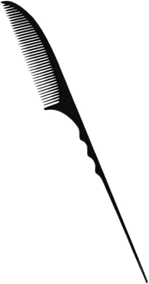 شانه پوش دهنده مو نولیتوی برای موهای نازک، شانه دم باریک بلند ضد الکتریسیته ساکن، ابزاری برای آرایشگران حرفه ای و استفاده خانگی، پوش دادن ریشه مو، حجم دهی