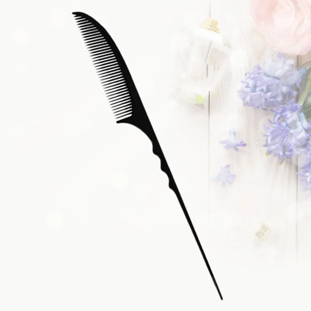 شانه پوش دهنده مو نولیتوی برای موهای نازک، شانه دم باریک بلند ضد الکتریسیته ساکن، ابزاری برای آرایشگران حرفه ای و استفاده خانگی، پوش دادن ریشه مو، حجم دهی