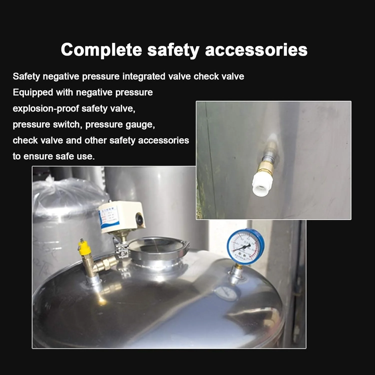 مخزن تحت فشار آب، مخازن تحت فشار آب استیل ضد زنگ 15 25 40 50 گالن برای پمپ چاه/سازماندهی آب، مخازن مثانه دستگاه آب تحت فشار عمودی (160 لیتر/42 گالن - 50x95 سانتی متر/20x37 اینچ) مخزن تحت فشار آب، مخازن تحت فشار آب استیل ضد زنگ 15 25 40 50 گالن برای پمپ چاه/سازماندهی آب، مخازن مثانه دستگاه آب تحت فشار عمودی (160 لیتر/42 گالن - 50x95 سانتی متر/20x37 اینچ)