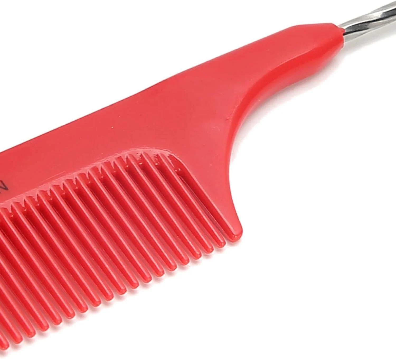 شانه دم باریک حرفه ای آرایشگری مییا، شانه حالت دهنده مو، مناسب برای سالن و منزل (قرمز)