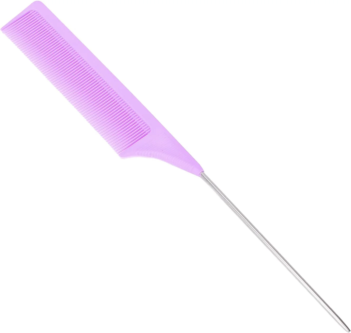 شانه دم موشی مییا، شانه حالت دهنده مو زنانه برای آرایشگر مو (بنفش)