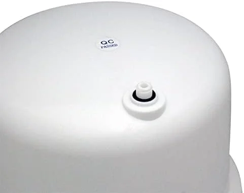 مخزن ذخیره آب پیش فشار داده شده 5 گالنی Puri Pro برای سیستم های اسمز معکوس RO، سفید به همراه شیر توپی مخزن و نوار تفلون رایگان