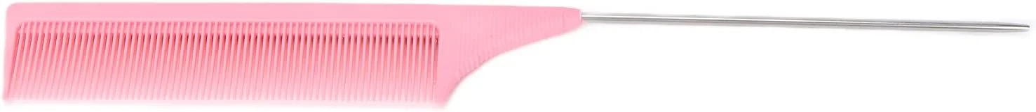 شانه دم موشی Meiyya، شانه حالت دهنده مو زنانه برای آرایشگر مو (صورتی)