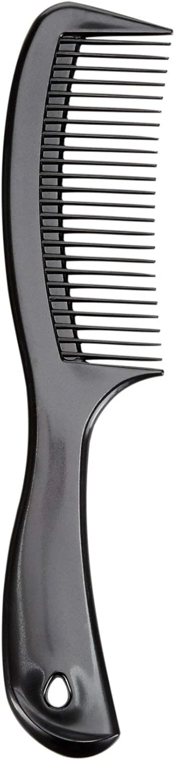 شانه دسته دار McKesson، گرد، استفاده برای یک بیمار، مشکی، 8 1/2 اینچ، 144 عدد