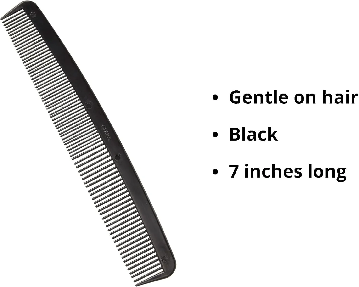 شانه مو پلاستیکی McKesson، استفاده برای یک بیمار، مشکی، 7 اینچ، 36 عدد