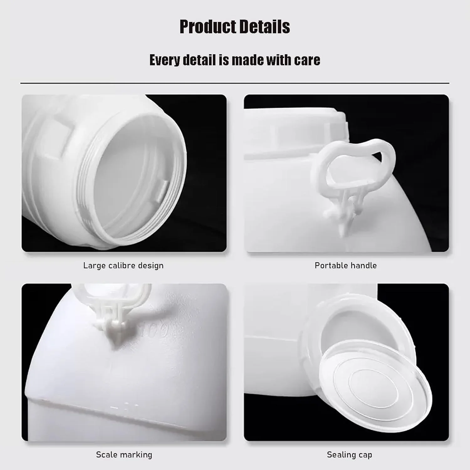 مخزن آب ضخیم IJHGH، تانکر آب عمودی ضخیم شده، سطل ذخیره آب پلاستیکی قابل حمل برای کمپینگ، مهمانی در فضای باز، خانه متحرک، سفر اضطراری، فعالیت های خارج از منزل