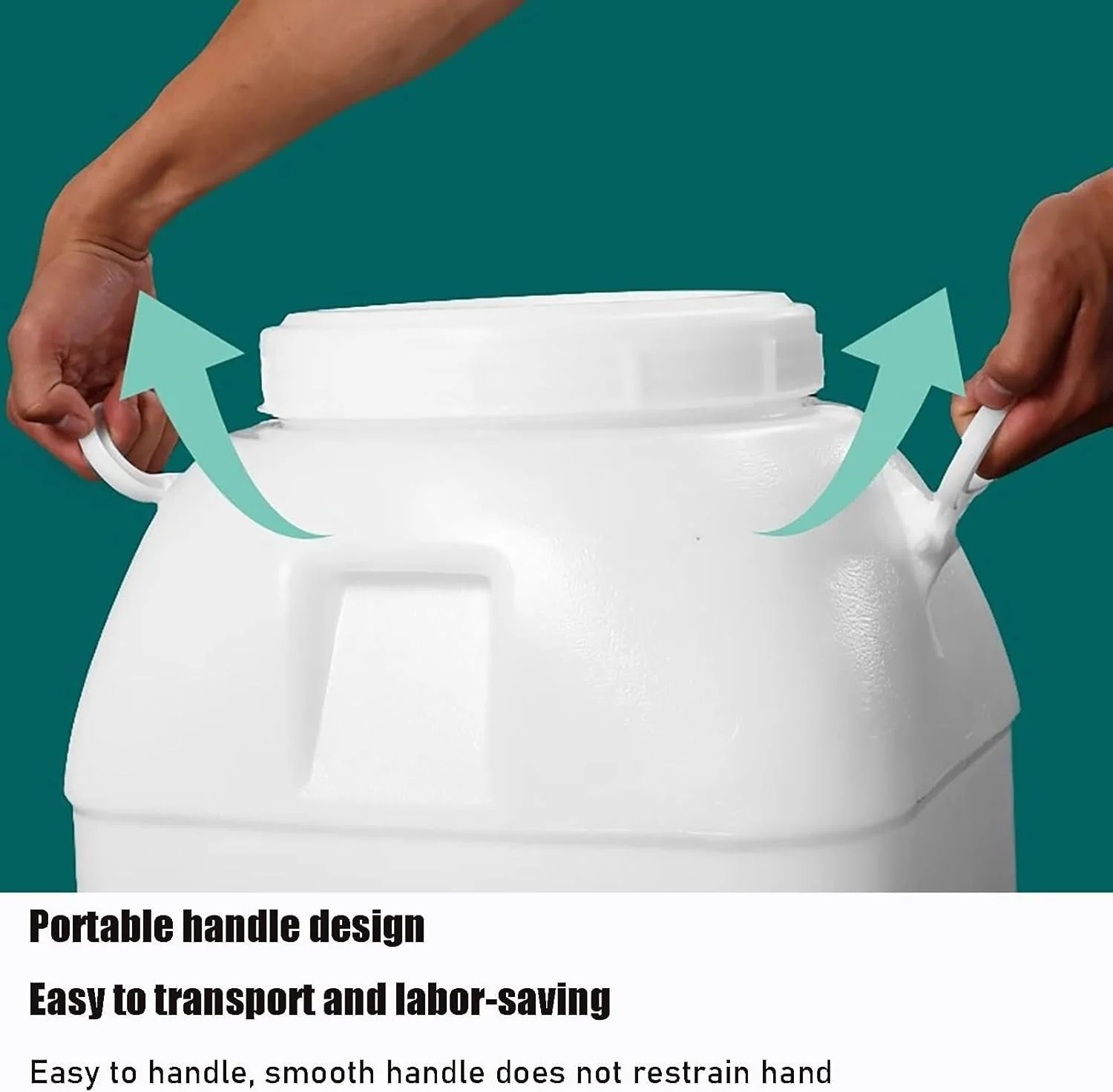 مخزن آب ضخیم IJHGH، تانکر آب عمودی ضخیم شده، سطل ذخیره آب پلاستیکی قابل حمل برای کمپینگ، مهمانی در فضای باز، خانه متحرک، سفر اضطراری، فعالیت های خارج از منزل