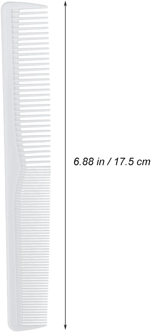 MAGICLULU شانه مردانه غلاف دار، شانه دندانه پهن مردانه، شانه های آرایشگری، شانه دم موشی، ابزار مو، شانه حالت دهنده حرفه ای، قیچی حرفه ای Miss، سفید اصلی