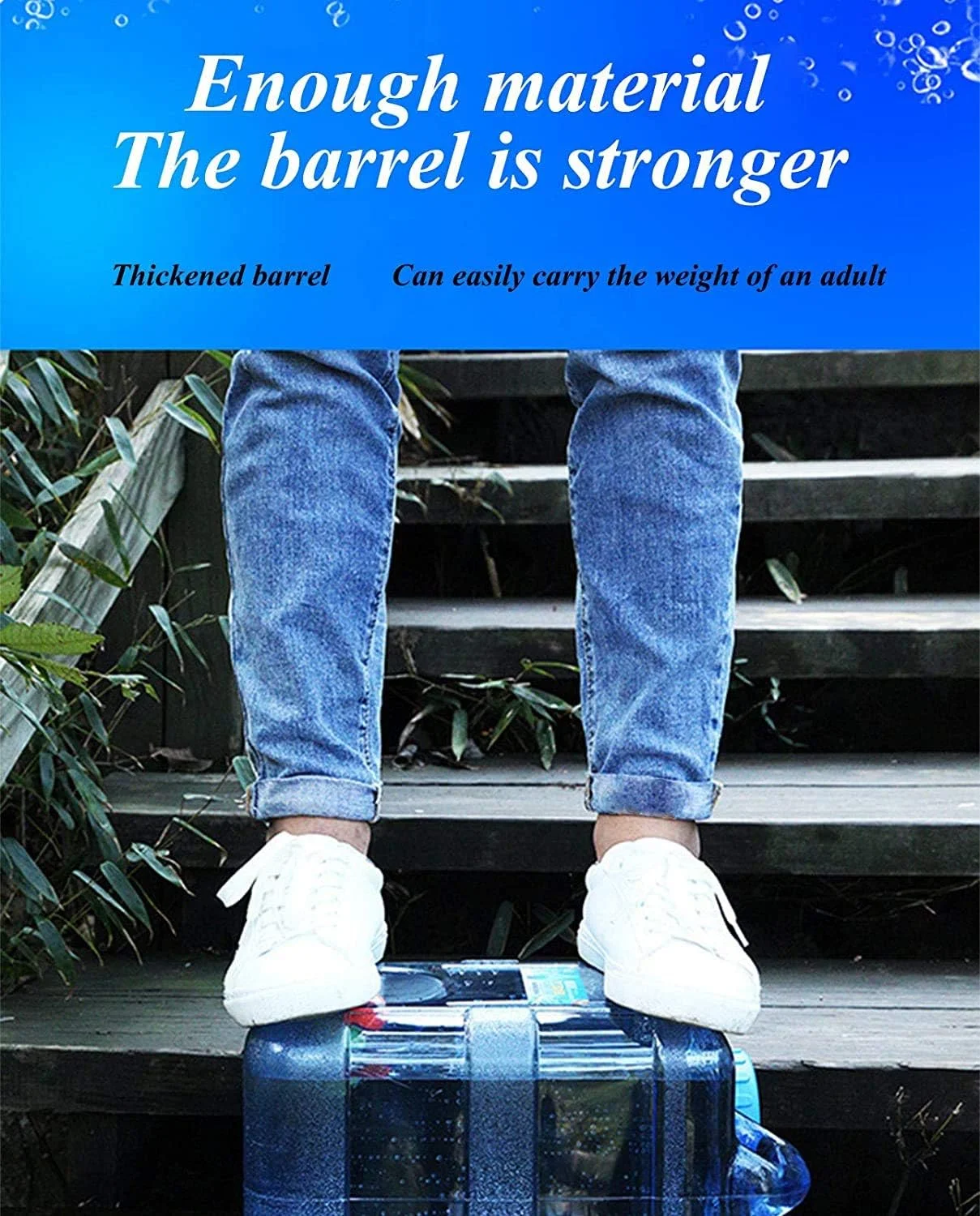 سطل آب آشامیدنی مسافرتی فضای باز، سطل مربع قابل حمل با ظرفیت بزرگ برای آب آشامیدنی خانگی، مخزن ذخیره آب عمودی با شیر، 18 لیتر سطل آب آشامیدنی مسافرتی فضای باز، سطل مربع قابل حمل با ظرفیت بزرگ برای آب آشامیدنی خانگی، مخزن ذخیره آب عمودی با شیر، 18 لیتر