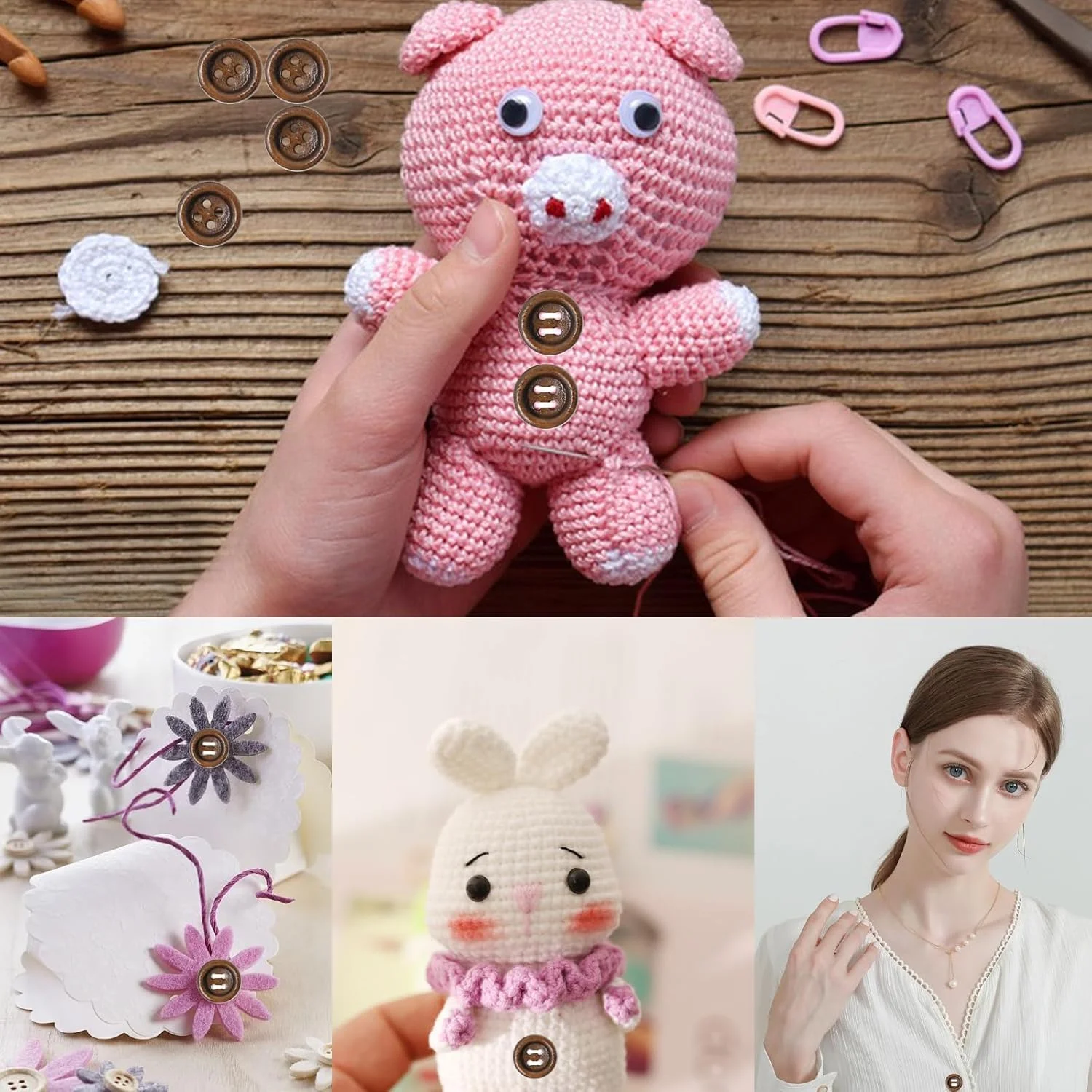 دکمه های چوبی قهوه ای عتیقه Honbay، 200 عددی، سایز 1/2 اینچ، دکمه های 4 سوراخه، دکمه های گرد خیاطی، دکمه های تزئینی برای دامن، دستکش، ژاکت، پیراهن، کلاه، روسری، هدبند، اسکرپ بوک و صنایع دستی دکمه های چوبی قهوه ای عتیقه Honbay، 200 عددی، سایز 1/2 اینچ، دکمه های 4 سوراخه، دکمه های گرد خیاطی، دکمه های تزئینی برای دامن، دستکش، ژاکت، پیراهن، کلاه، روسری، هدبند، اسکرپ بوک و صنایع دستی