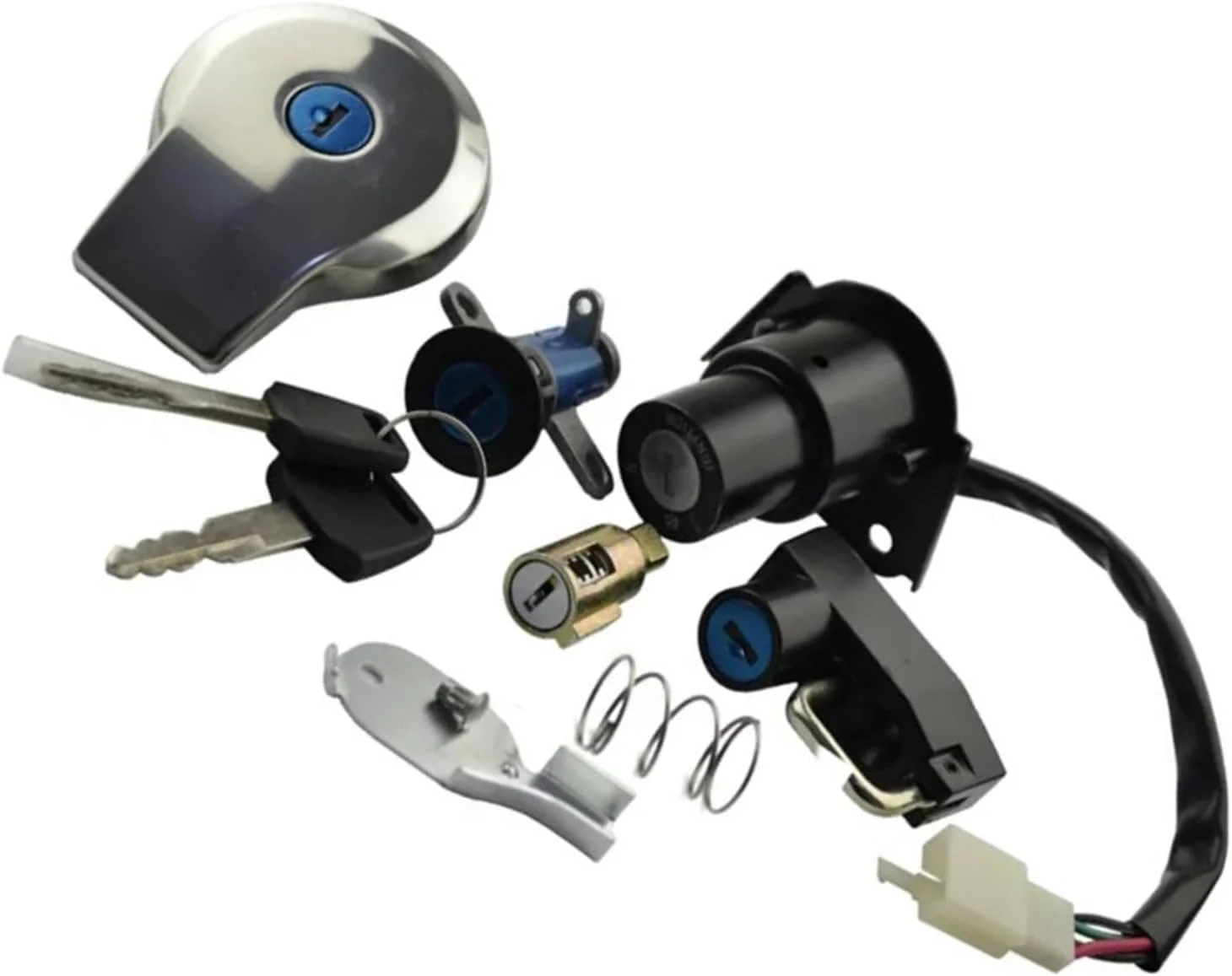 سوئیچ استارت موتور سیکلت سازگار با XV250 به همراه قفل و کلید