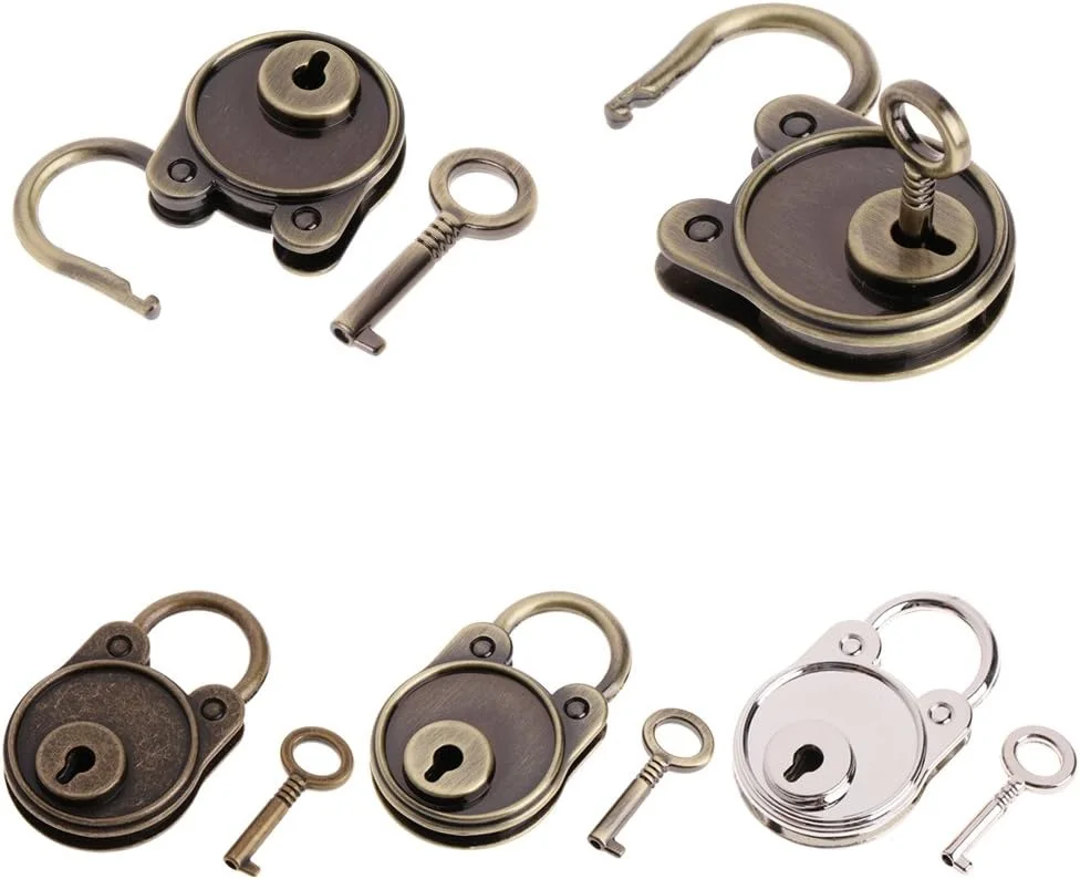 قفل کوچک طرح سر خرس به همراه کلید، قفل فلزی آرزو برای کیف، چمدان، تعمیر چمدان یا قطعات جایگزین قفل کوچک طرح سر خرس به همراه کلید، قفل فلزی آرزو برای کیف، چمدان، تعمیر چمدان یا قطعات جایگزین