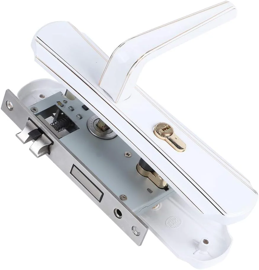 قفل درب آلیاژ روی، دستگیره درب، قفل سبک مختصر، مجموعه دستگیره درب، کیت لوازم جانبی سیلندر برای خانه و دفتر قفل درب آلیاژ روی، دستگیره درب، قفل سبک مختصر، مجموعه دستگیره درب، کیت لوازم جانبی سیلندر برای خانه و دفتر