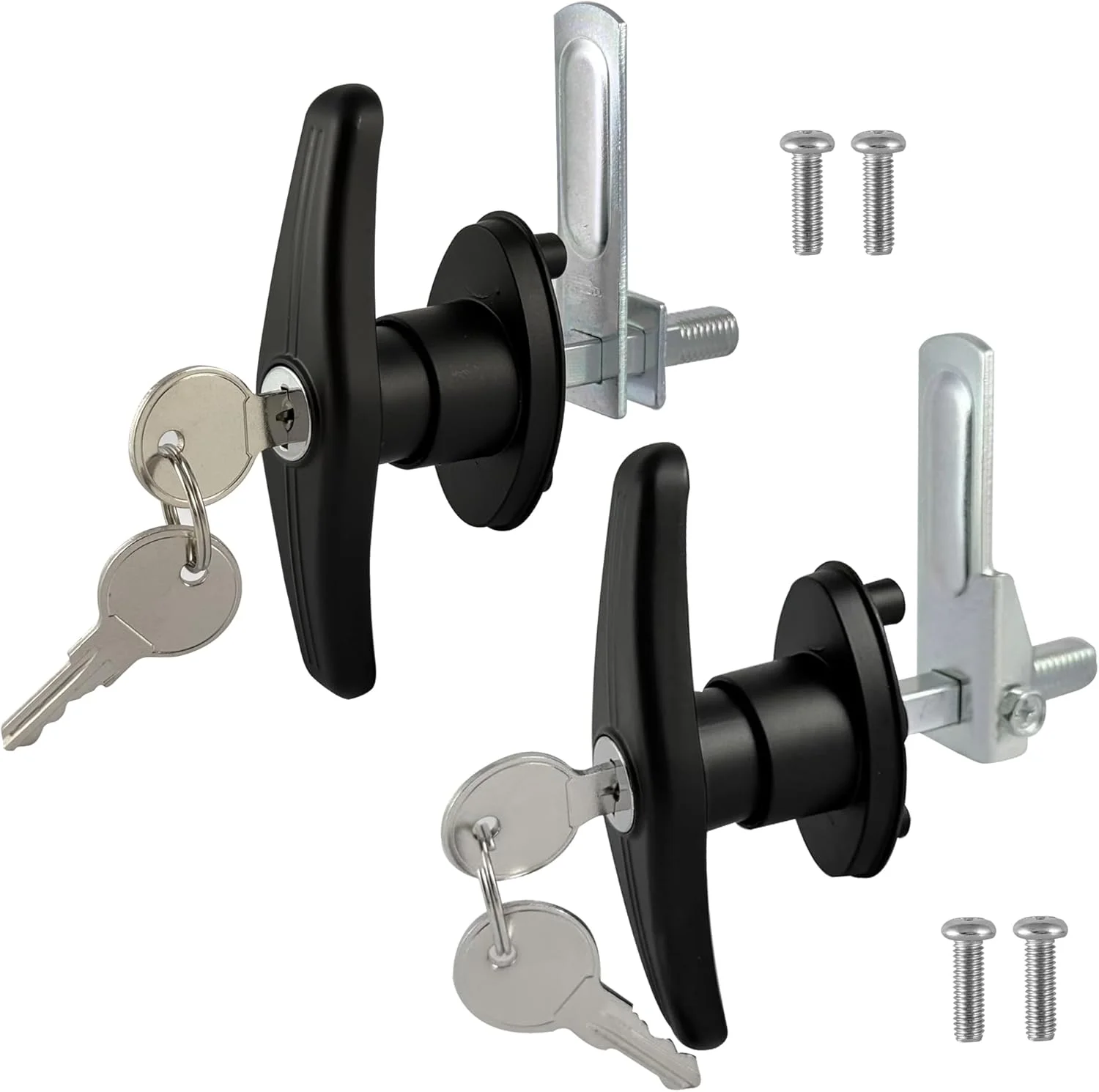 قطعات جایگزین قفل درب عقب وانت OTTOPO مناسب برای لوازم جانبی اتاقک کمپر Leer، قفل درب دستگیره T برای قسمت بالایی وانت، مجموعه کلیدهای یکسان