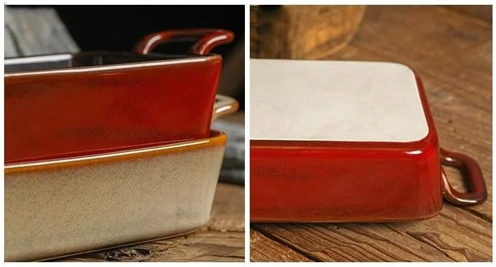 ظرف پخت سرامیکی 600 میلی لیتری دو دسته، طرح قدیمی، مناسب فر، رستوران، ظرف سبزیجات خانگی، پخت پنیر، ظرف برنج سرامیکی مناسب فر (قرمز) ظرف پخت سرامیکی 600 میلی لیتری دو دسته، طرح قدیمی، مناسب فر، رستوران، ظرف سبزیجات خانگی، پخت پنیر، ظرف برنج سرامیکی مناسب فر (قرمز)