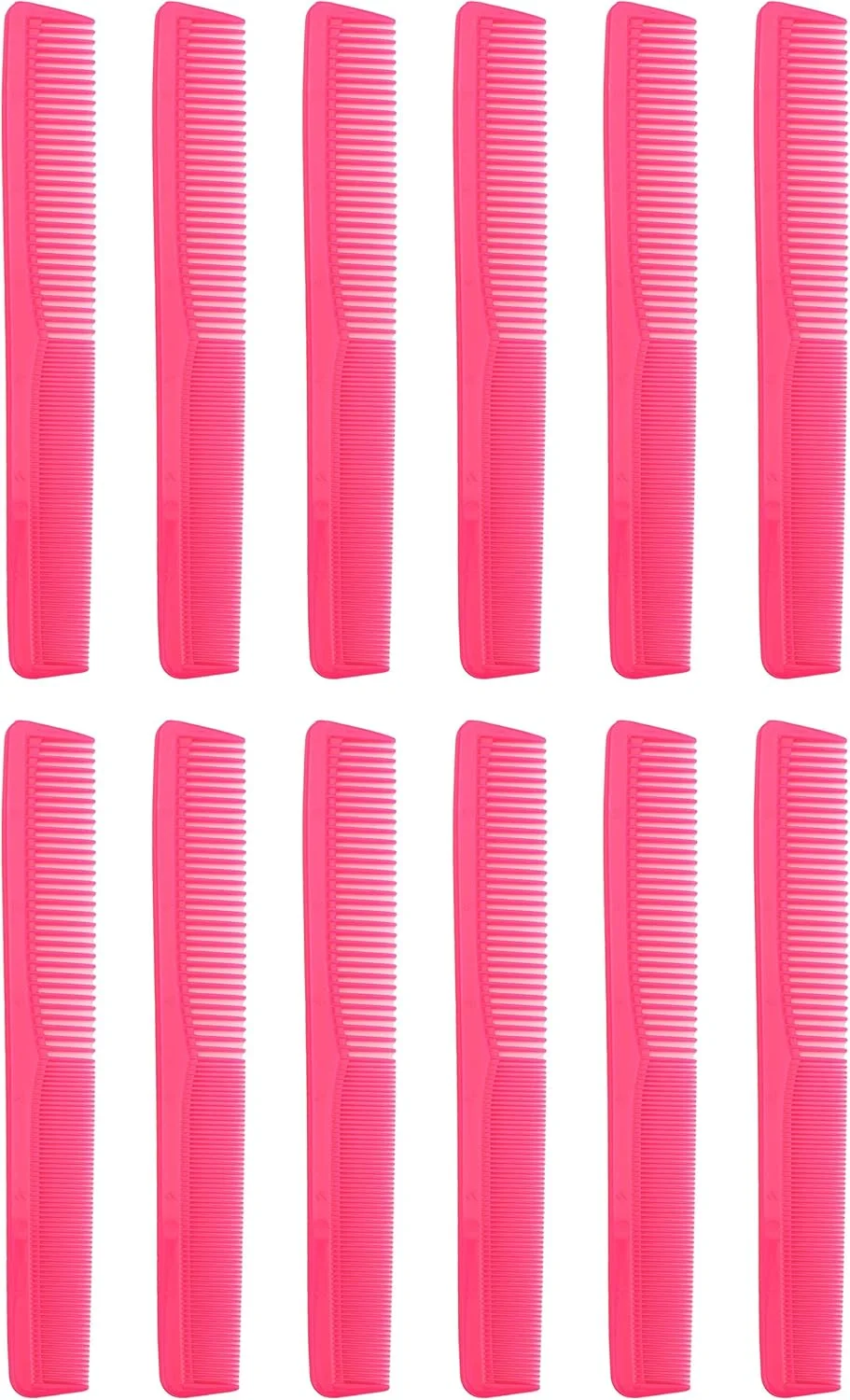Krest 7 inch All Purpose Hair Comb. Hair Cutting Combs. Barberââ‚¬â„¢s & Hairstylist Combs. Neon Pink 1 DZ