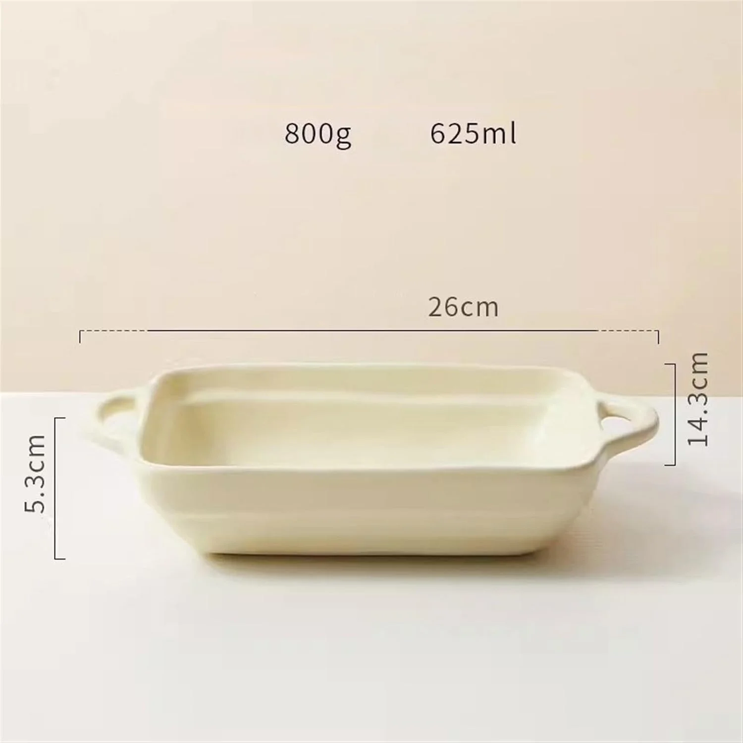 سینی فر JUNCHENG1008، ظرف پخت برنج پنیری سرامیکی، ظرف پخت دو گوش، کاسه فر مایکروویو خانگی، ظرف غذاخوری، ظرف پهن اسپاگتی، سینی پخت سرامیکی (سبز، 7.6 اینچ)