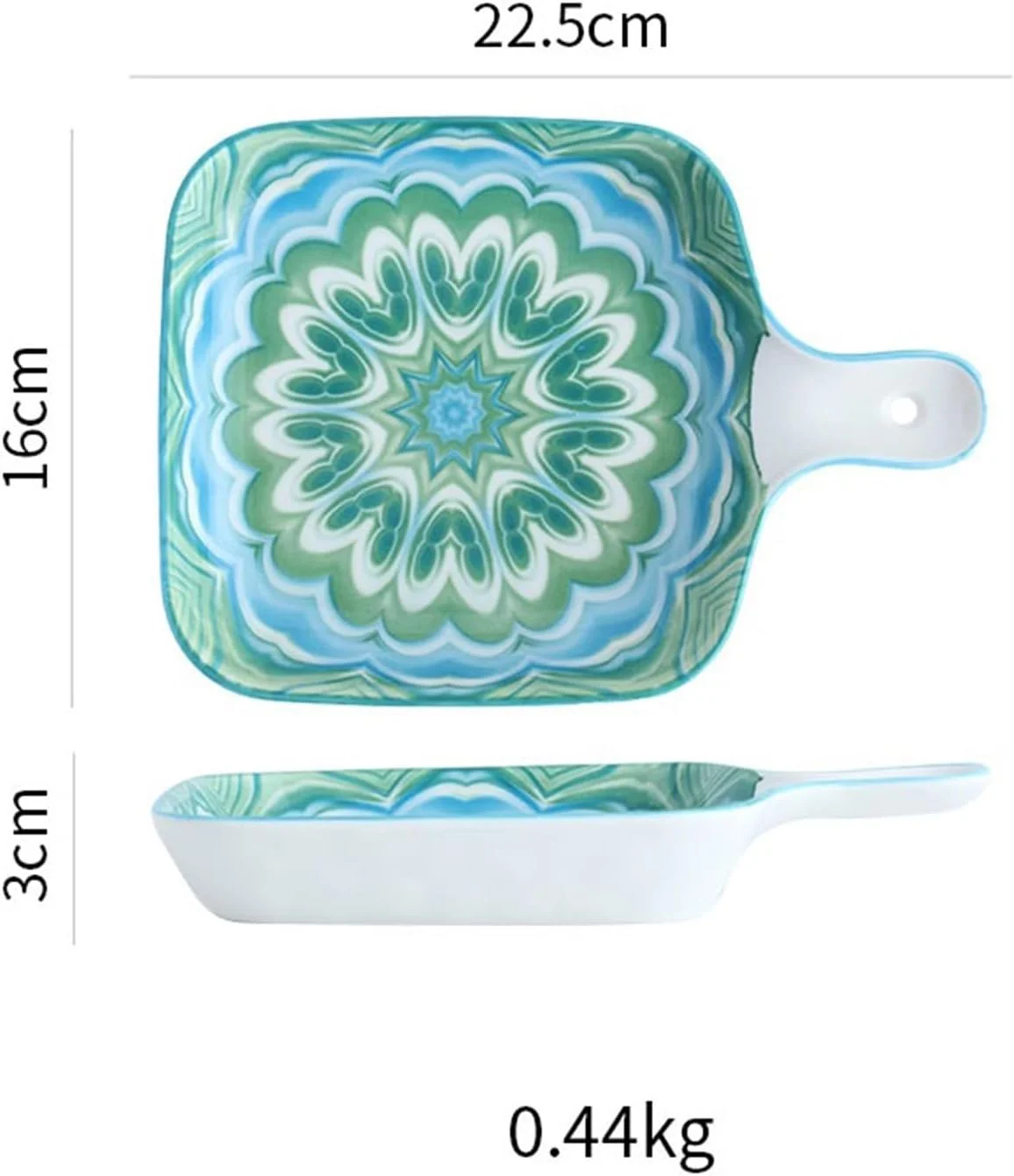 ظرف پخت سرامیکی Lijiaxiuyc-101، ظرف سرامیکی مقاوم در برابر حرارت بالا با دسته، ظرف پخت خانگی، بشقاب برنج پخته شده با پنیر، ظرف پخت مخصوص فر (سبز) ظرف پخت سرامیکی Lijiaxiuyc-101، ظرف سرامیکی مقاوم در برابر حرارت بالا با دسته، ظرف پخت خانگی، بشقاب برنج پخته شده با پنیر، ظرف پخت مخصوص فر (سبز)