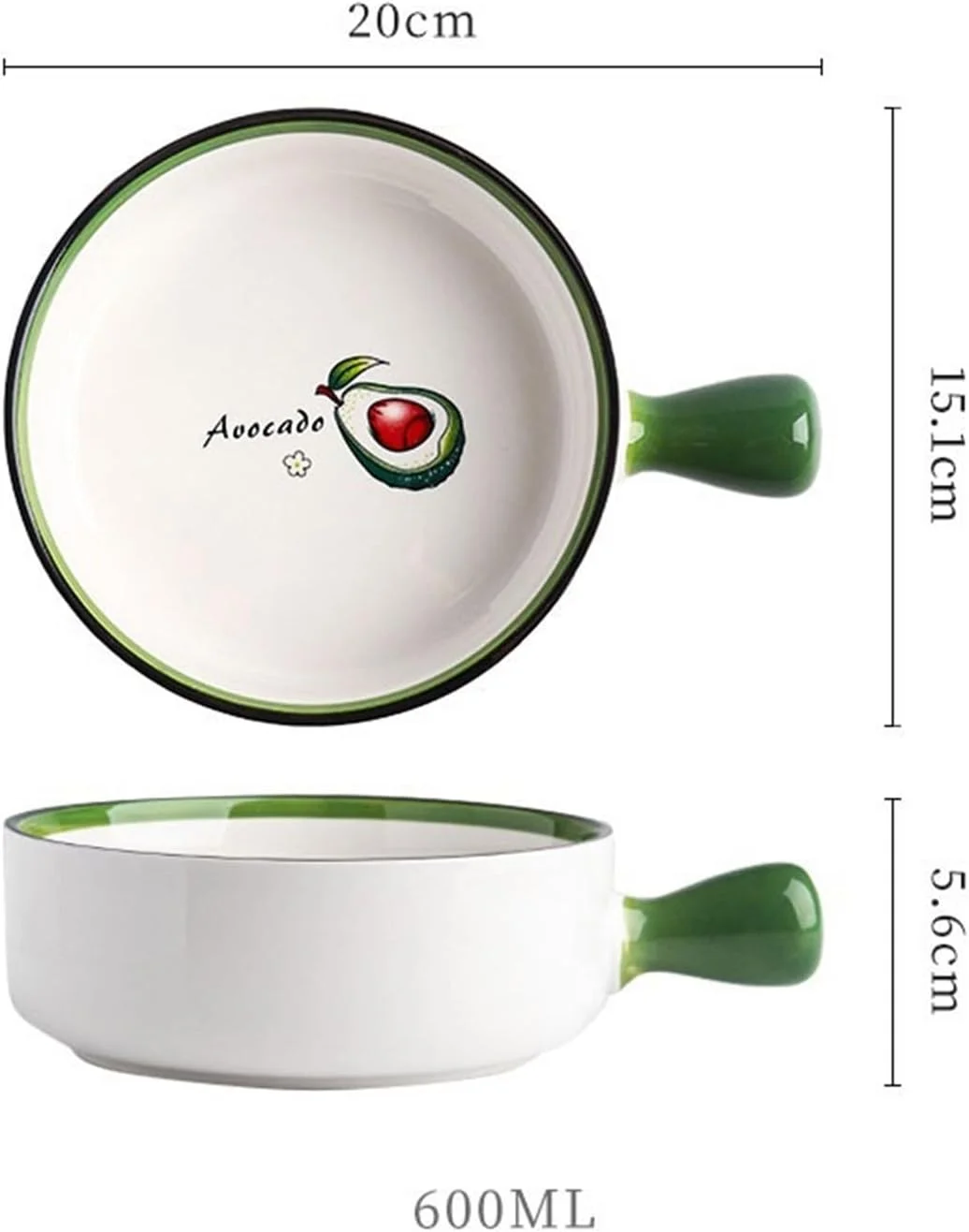 ظرف پخت خلاقانه برای پنیر و برنج، بشقاب دسته سرامیکی، کاسه پخت خانگی، فر، ظروف مخصوص، ظرف مستطیلی فر (چند رنگ)