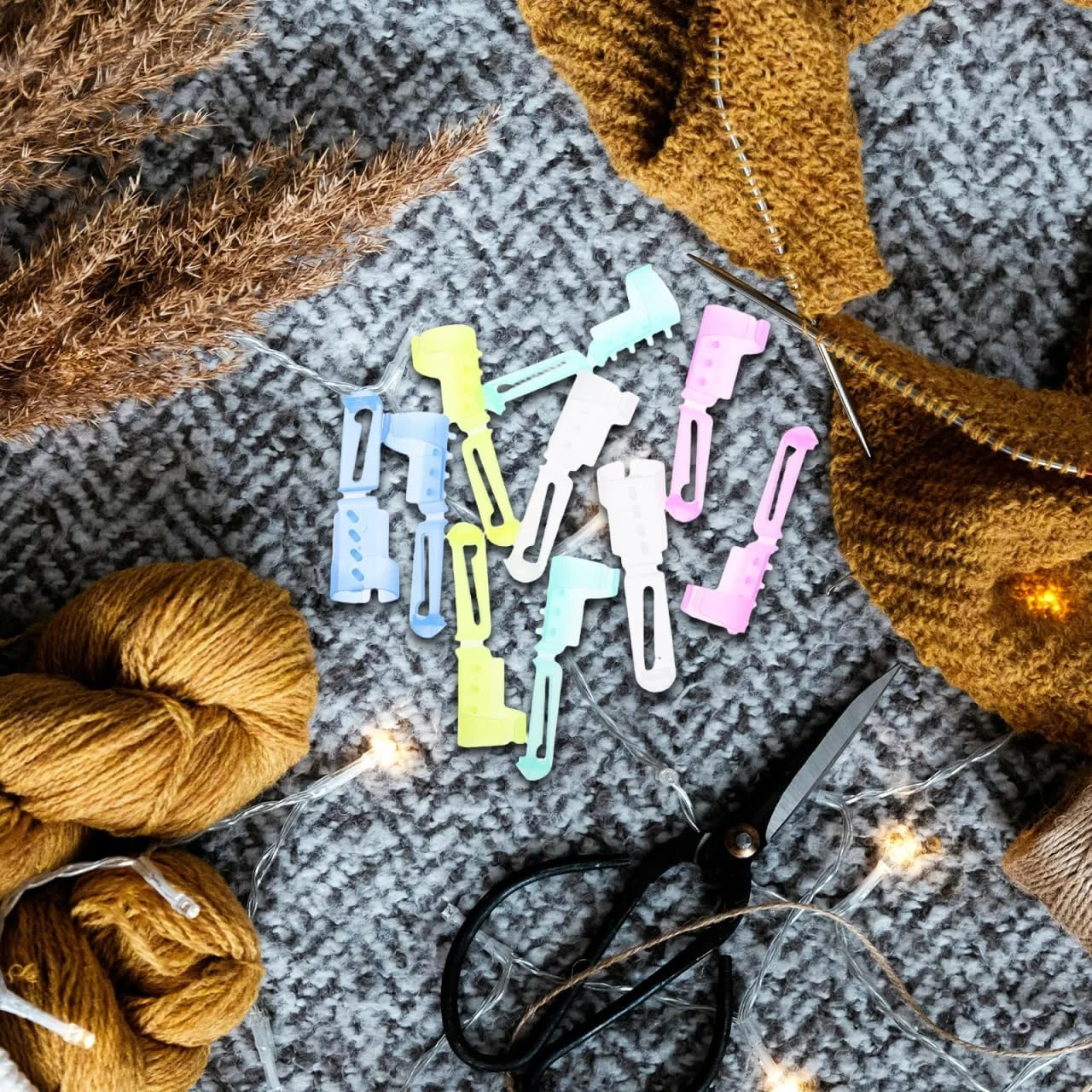 Happyyami Finger Guides for Crocheting, Pack of 10 Plastic Yarn Guides, Finger Holder, Knitting Thimble Tools for Crocheting, Knitting, Crafts, Accessories Happyyami Finger Guides for Crocheting, Pack of 10 Plastic Yarn Guides, Finger Holder, Knitting Thimble Tools for Crocheting, Knitting, Crafts, Accessories