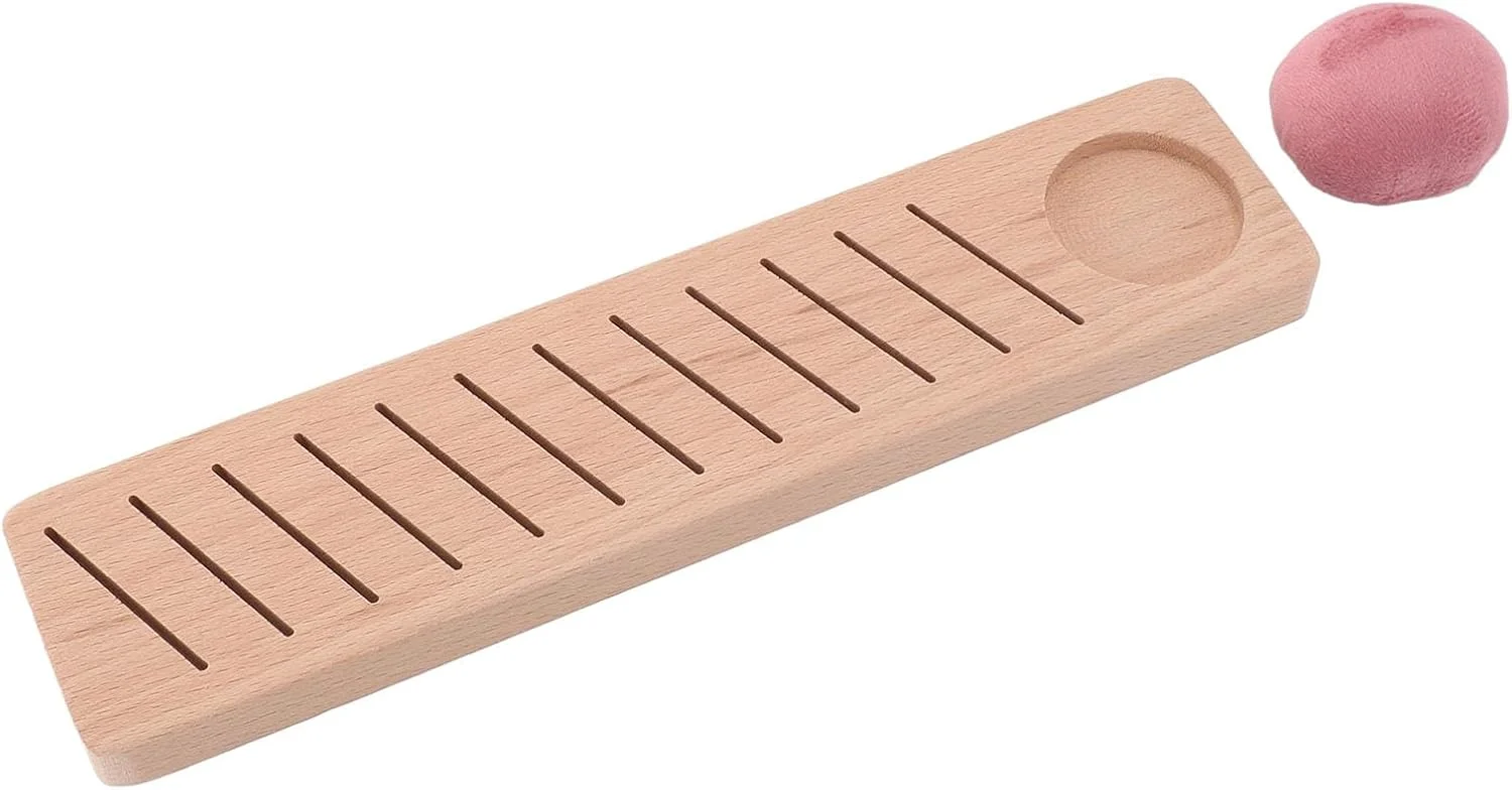 Haofy Embroidery Floss Bobbin Wooden Inserts Holder, Durable Beech Wood Rack for Sewing, Great Idea for Birthdays and Holidays