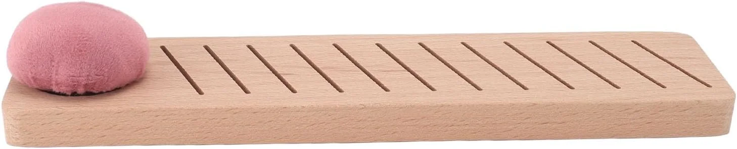 Haofy Embroidery Floss Bobbin Wooden Inserts Holder, Durable Beech Wood Rack for Sewing, Great Idea for Birthdays and Holidays Haofy Embroidery Floss Bobbin Wooden Inserts Holder, Durable Beech Wood Rack for Sewing, Great Idea for Birthdays and Holidays