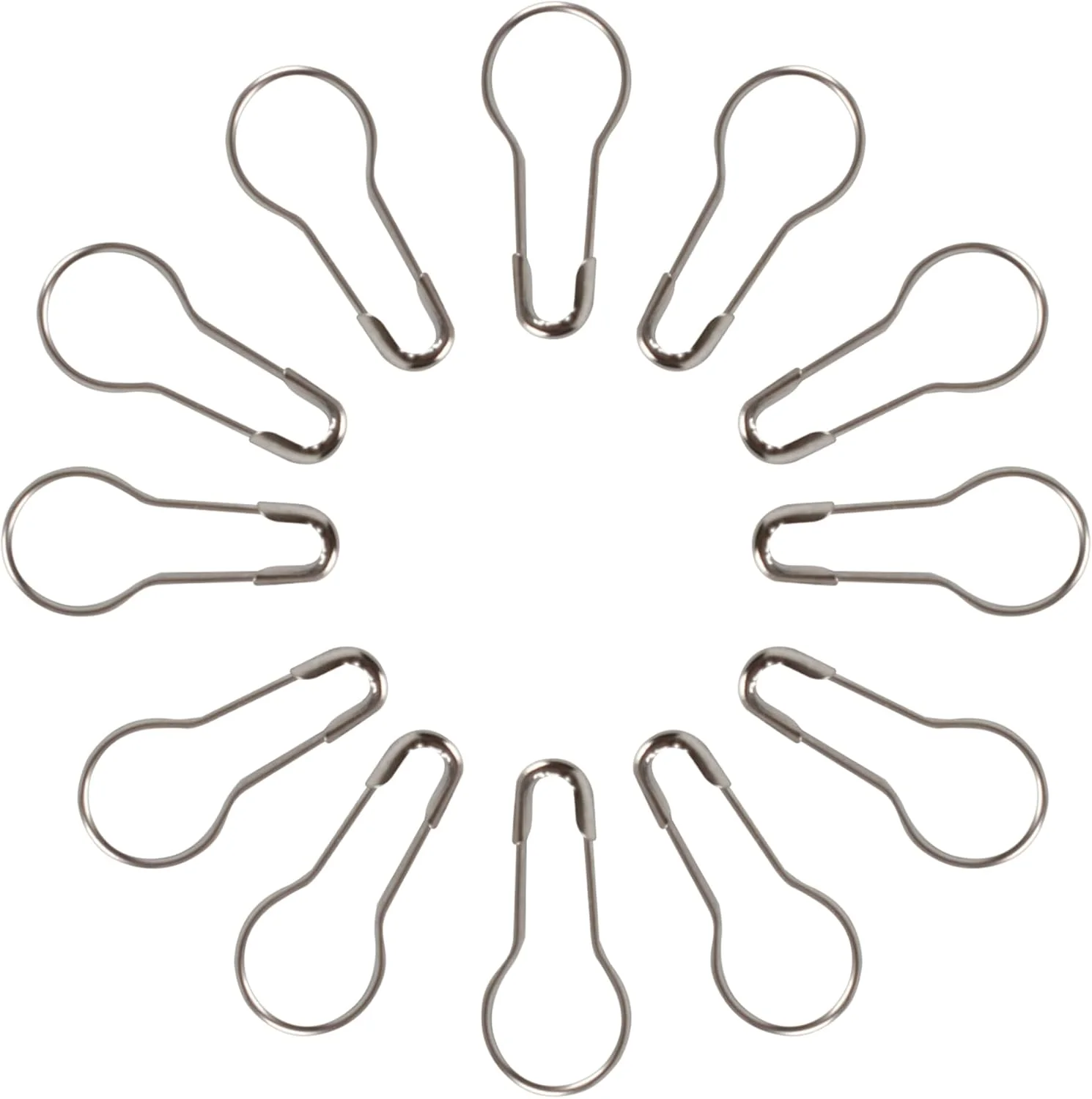 Hanycon FIREFLY SEWING 1000pcs Silver Metal Gourd Pin/Calabash Pin/Safety Pins/Bulb Pin/Bead Needle Pins/Clothing Tag Pins DIY Home Accessories