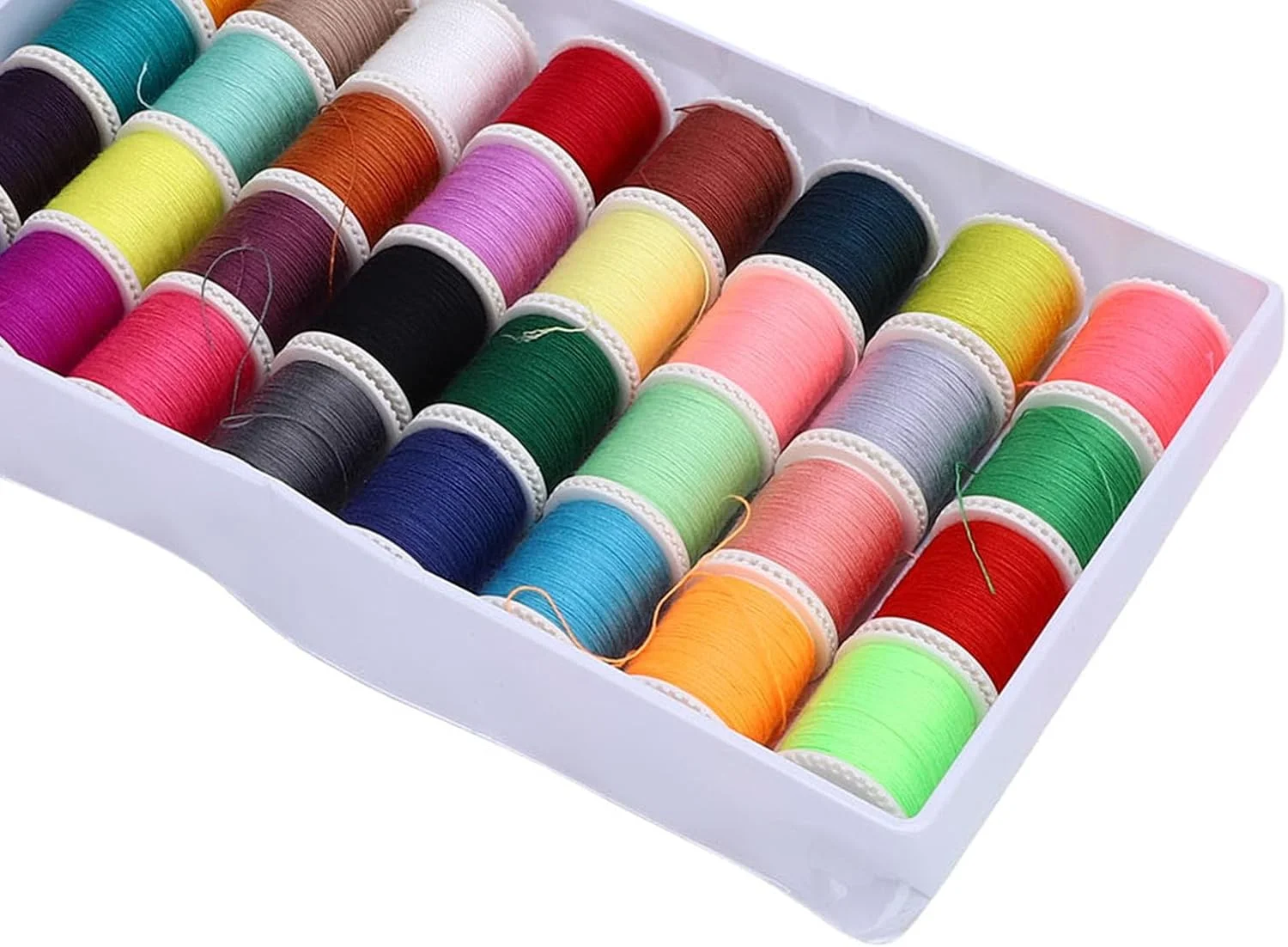 Haofy Metal and Plastic Bobbin Thread Spools Kit, 28 Metal and 32 Plastic Spools for Sewing Thread Kit and Embroidery, Polyester Material, Suitable with Babylock, Janome, Haofy Metal and Plastic Bobbin Thread Spools Kit, 28 Metal and 32 Plastic Spools for Sewing Thread Kit and Embroidery, Polyester Material, Suitable with Babylock, Janome,
