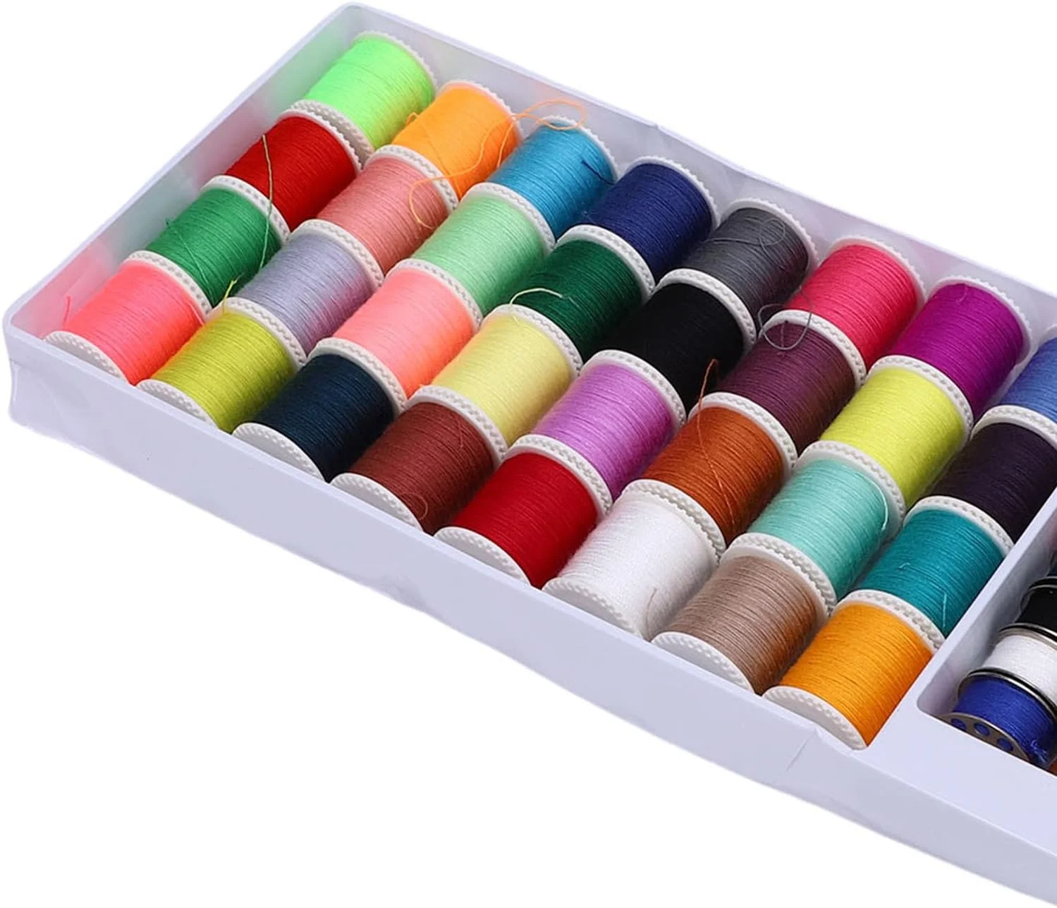 Haofy Metal and Plastic Bobbin Thread Spools Kit, 28 Metal and 32 Plastic Spools for Sewing Thread Kit and Embroidery, Polyester Material, Suitable with Babylock, Janome, Haofy Metal and Plastic Bobbin Thread Spools Kit, 28 Metal and 32 Plastic Spools for Sewing Thread Kit and Embroidery, Polyester Material, Suitable with Babylock, Janome,