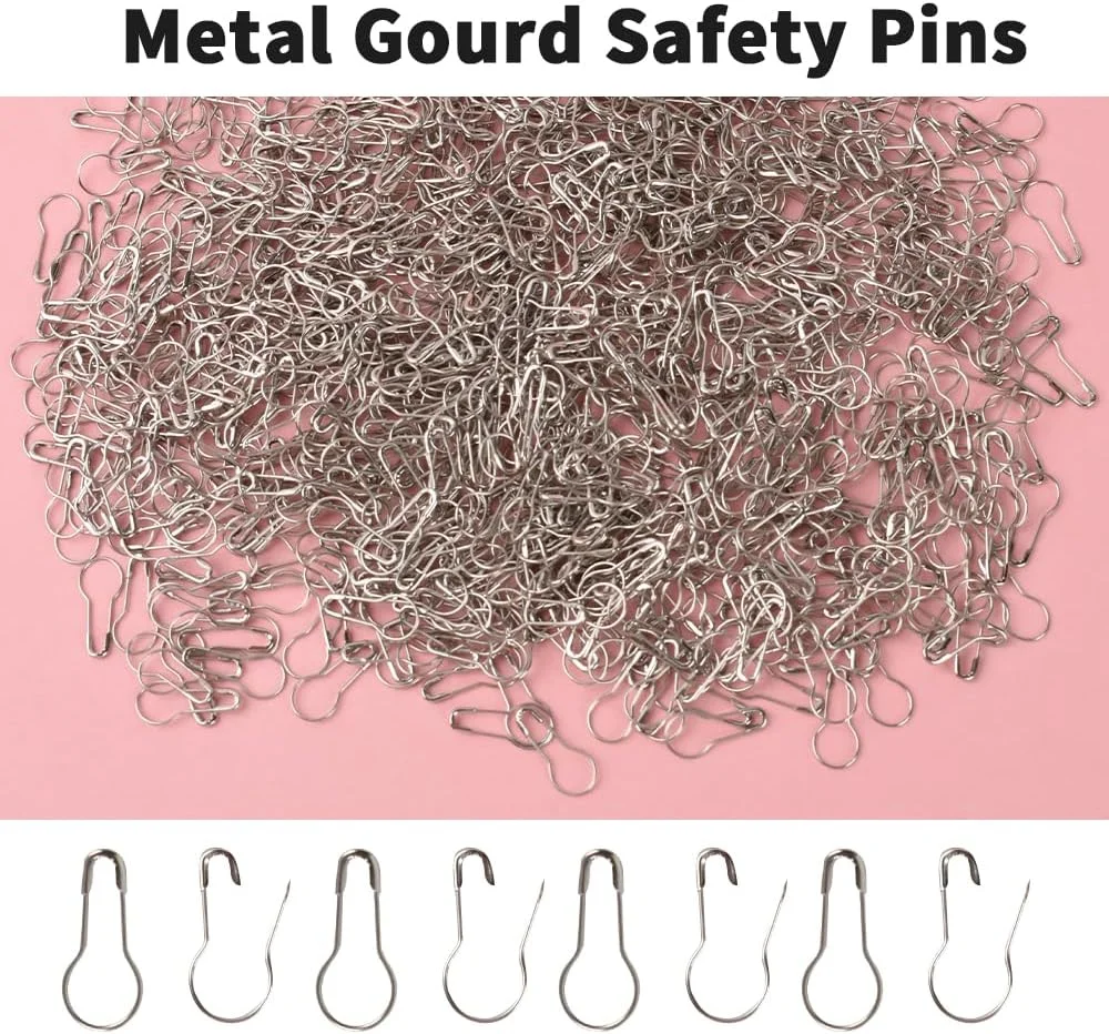 Hanycon FIREFLY SEWING 1000pcs Silver Metal Gourd Pin/Calabash Pin/Safety Pins/Bulb Pin/Bead Needle Pins/Clothing Tag Pins DIY Home Accessories Hanycon FIREFLY SEWING 1000pcs Silver Metal Gourd Pin/Calabash Pin/Safety Pins/Bulb Pin/Bead Needle Pins/Clothing Tag Pins DIY Home Accessories