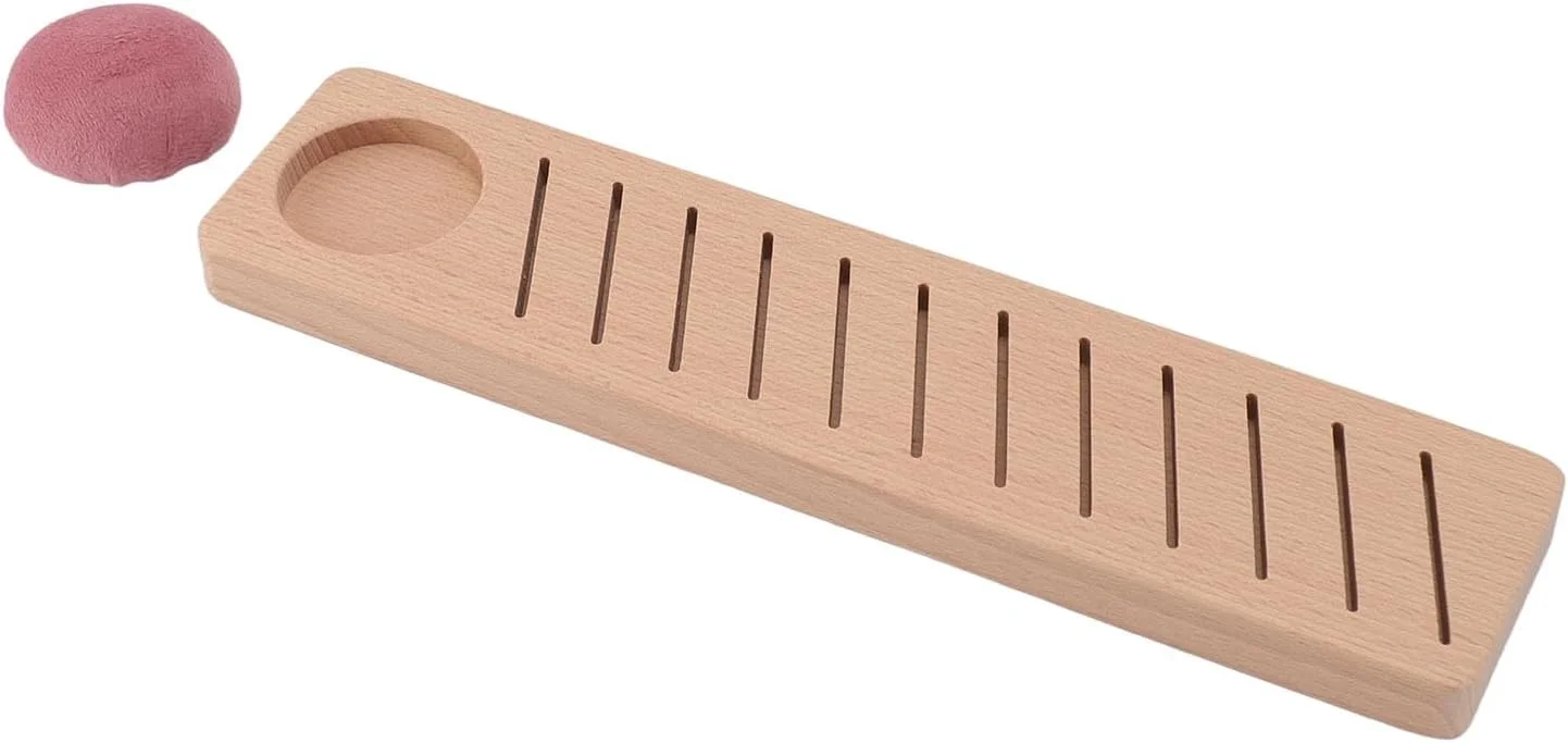 Haofy Embroidery Floss Bobbin Wooden Inserts Holder, Durable Beech Wood Rack for Sewing, Great Idea for Birthdays and Holidays Haofy Embroidery Floss Bobbin Wooden Inserts Holder, Durable Beech Wood Rack for Sewing, Great Idea for Birthdays and Holidays