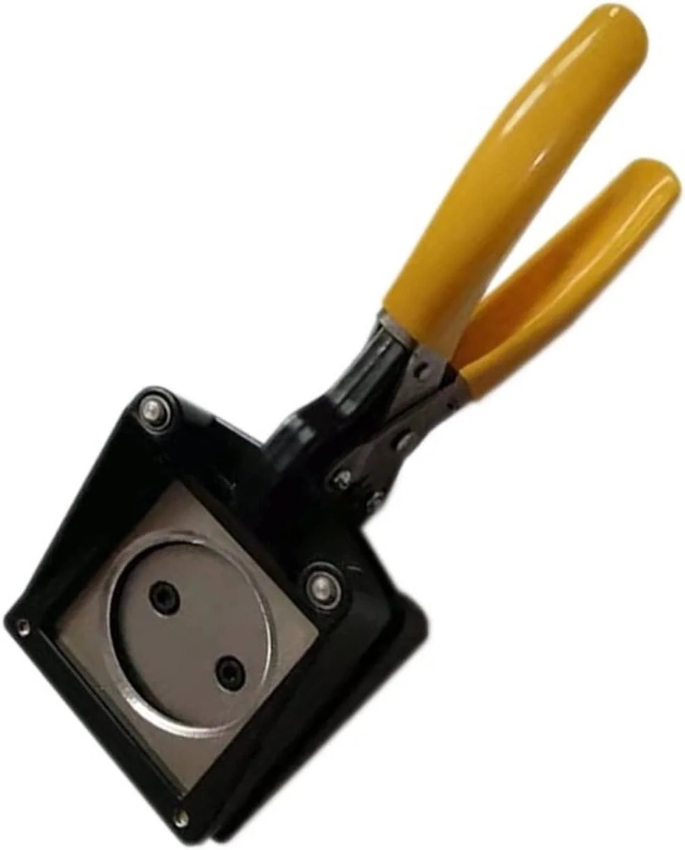 GZDZHP دکمه بج گرد خالی دستگاه دکمه ساز بج سنجاق دکمه ای گرد نمونه بردار قطر 44 میلی متر سیستم متریک برای لوازم صنایع دستی DIY کودکان